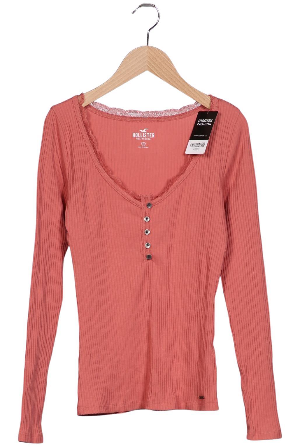 

Hollister Damen Langarmshirt, pink, Gr. 38