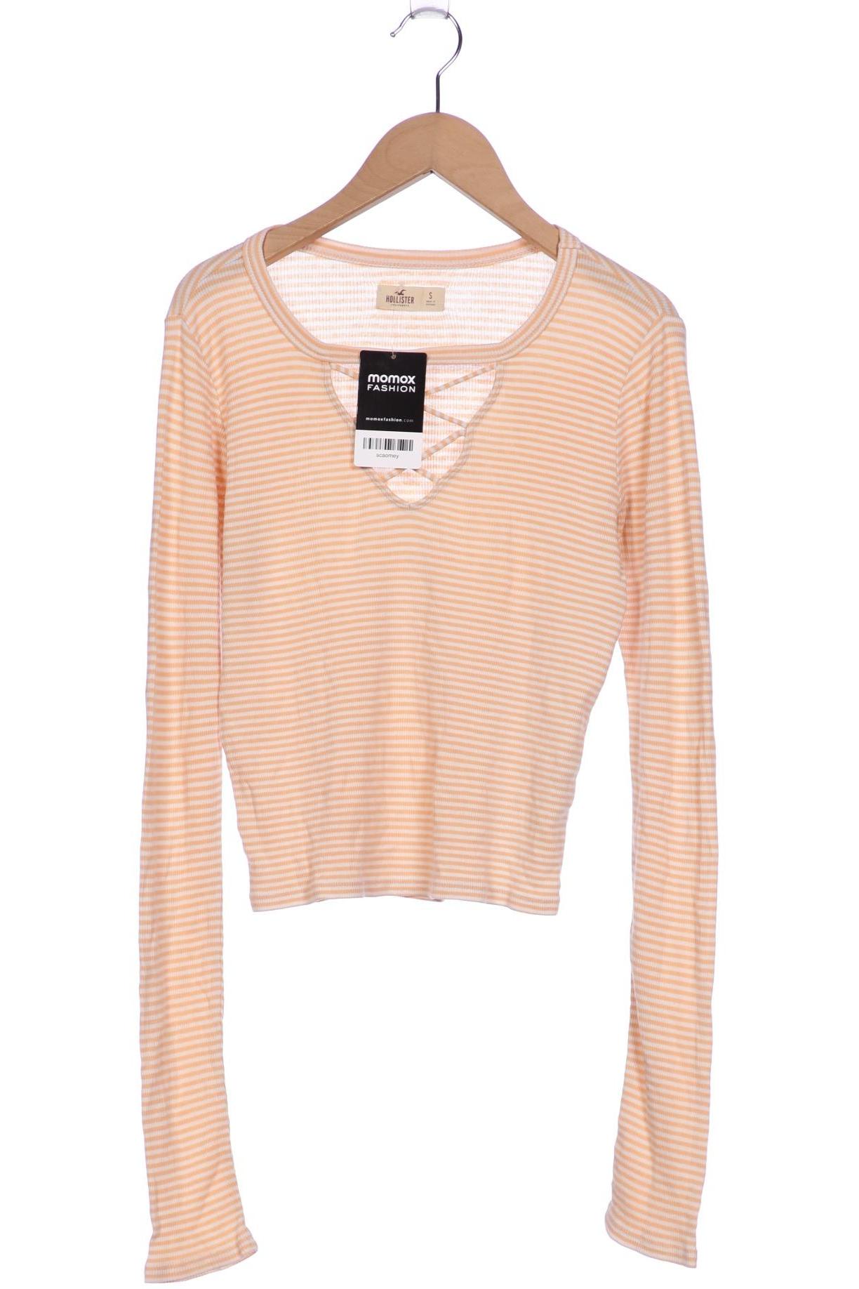 

Hollister Damen Langarmshirt, orange, Gr. 36