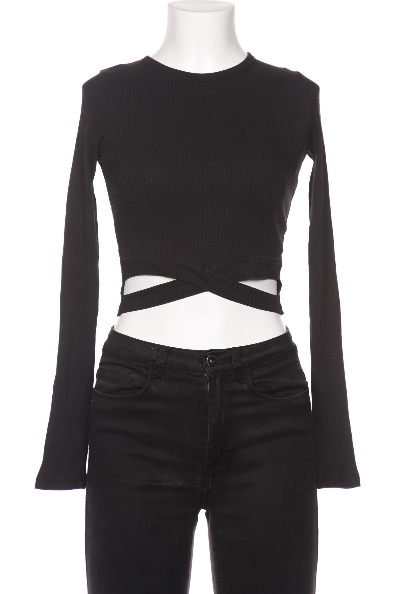 

Hollister Damen Langarmshirt, schwarz, Gr. 34