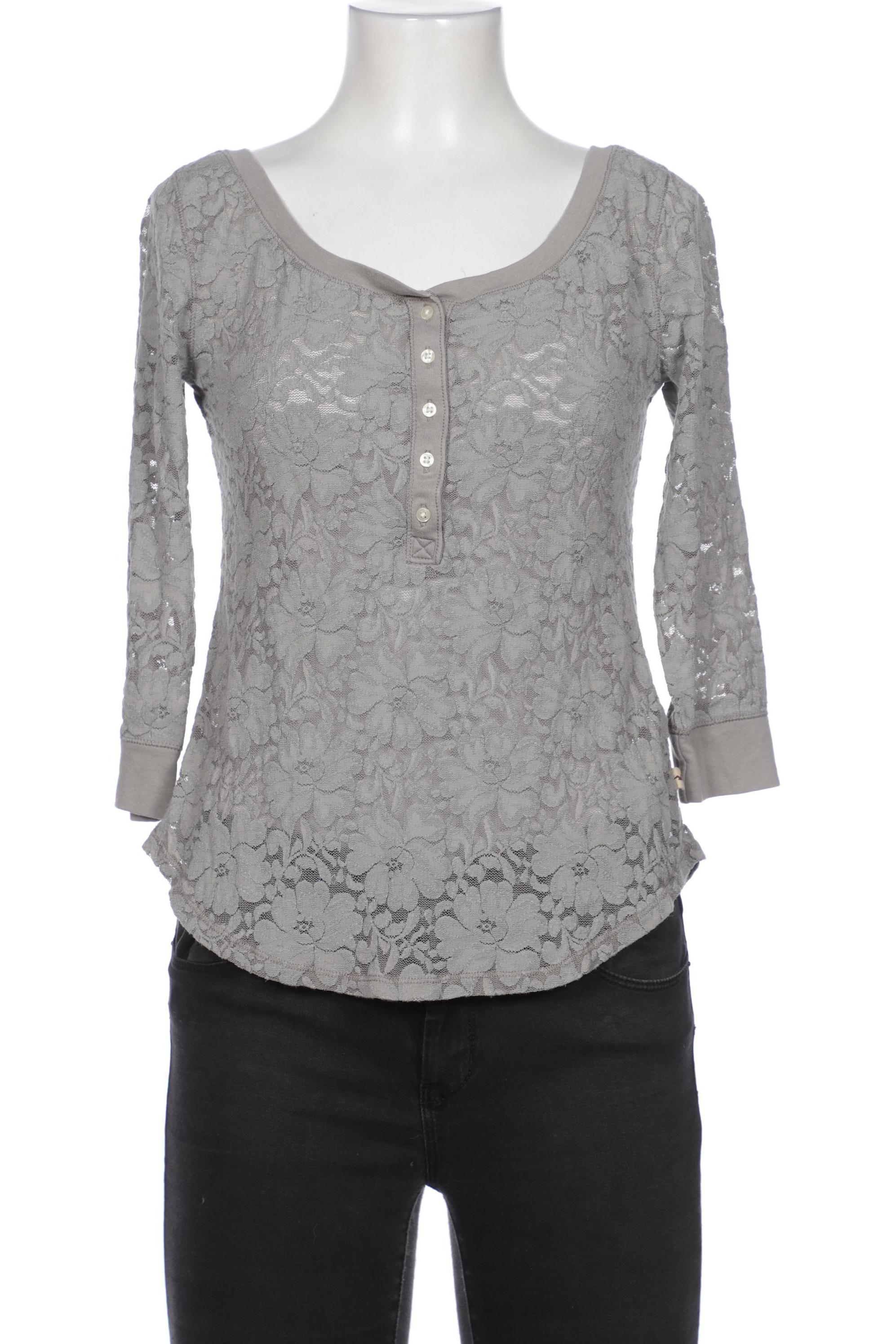 

Hollister Damen Langarmshirt, grau