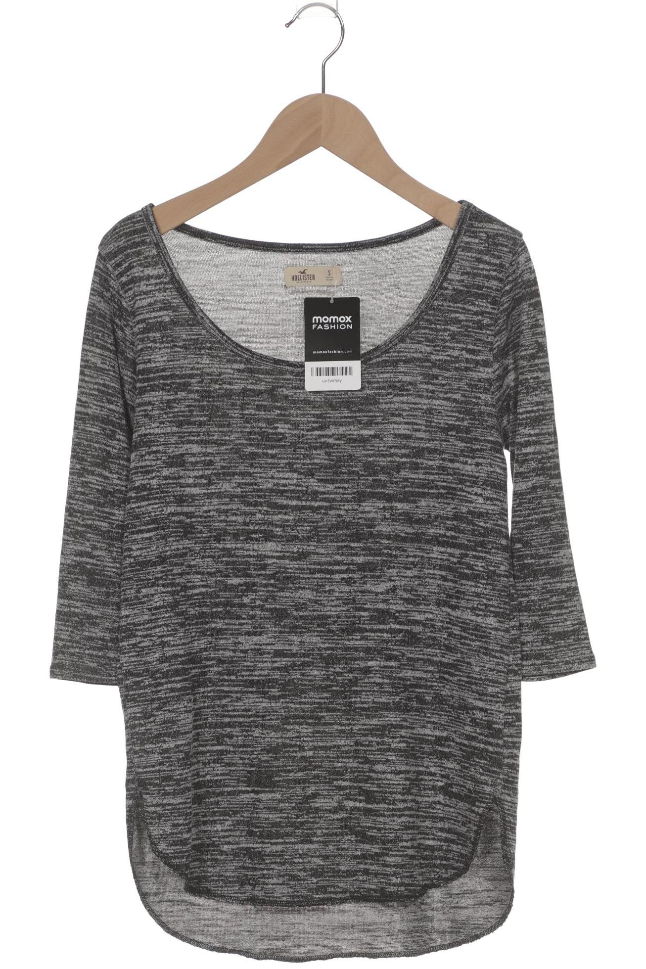 

Hollister Damen Langarmshirt, grau, Gr. 36