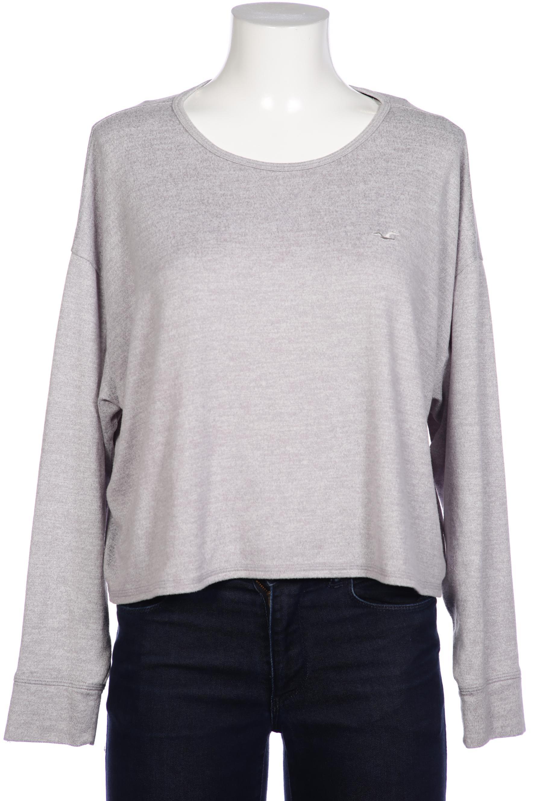 

Hollister Damen Langarmshirt, grau