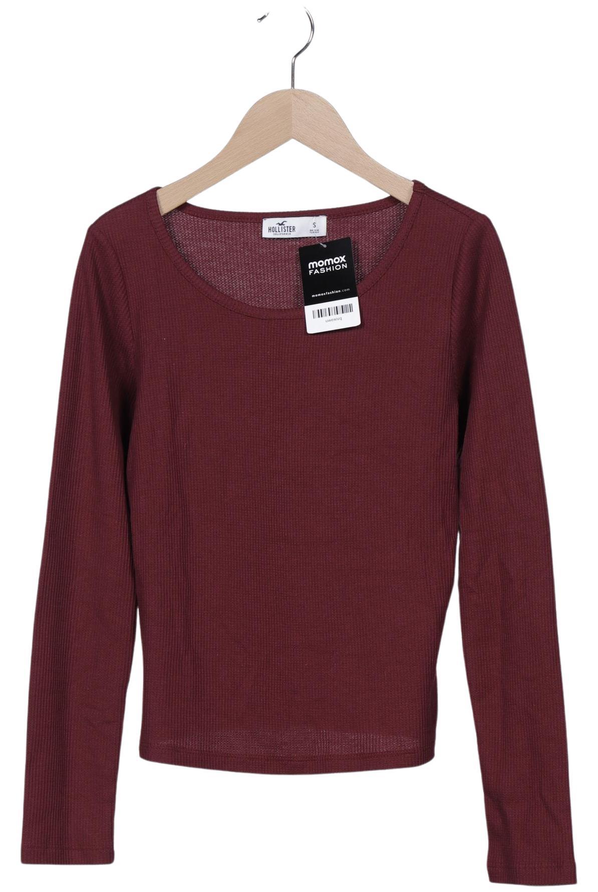 

Hollister Damen Langarmshirt, bordeaux, Gr. 36
