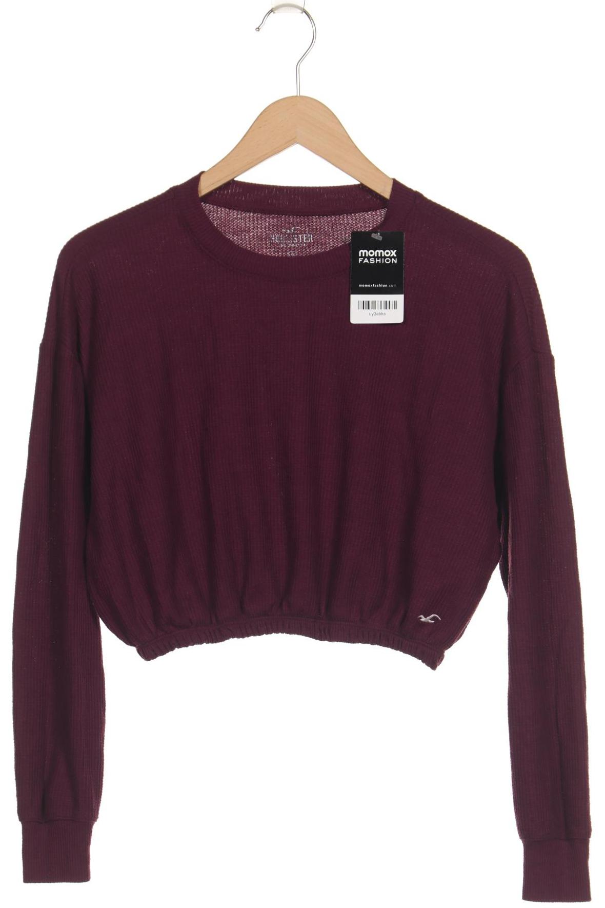 

Hollister Damen Langarmshirt, bordeaux, Gr. 34