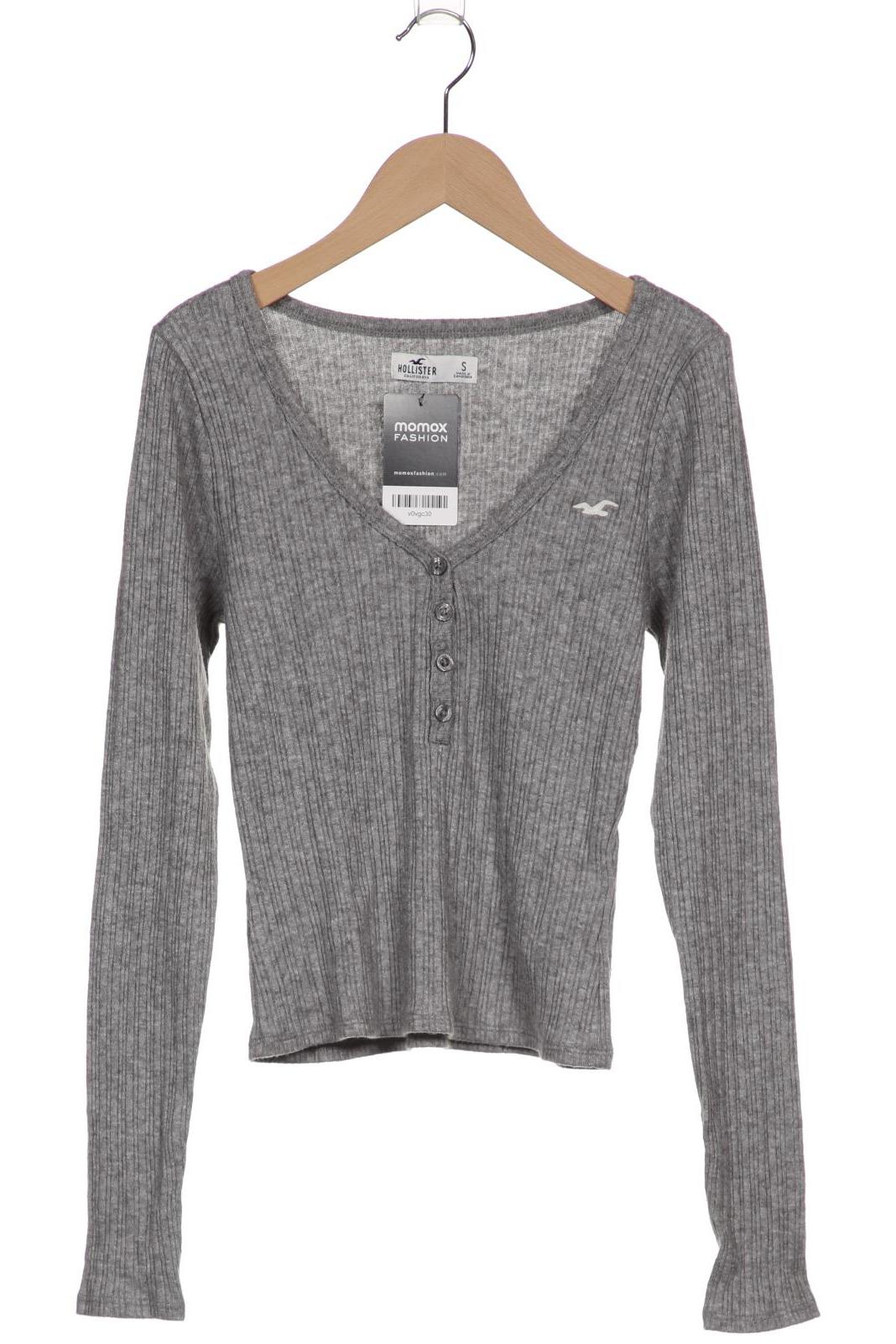 

Hollister Damen Langarmshirt, grau