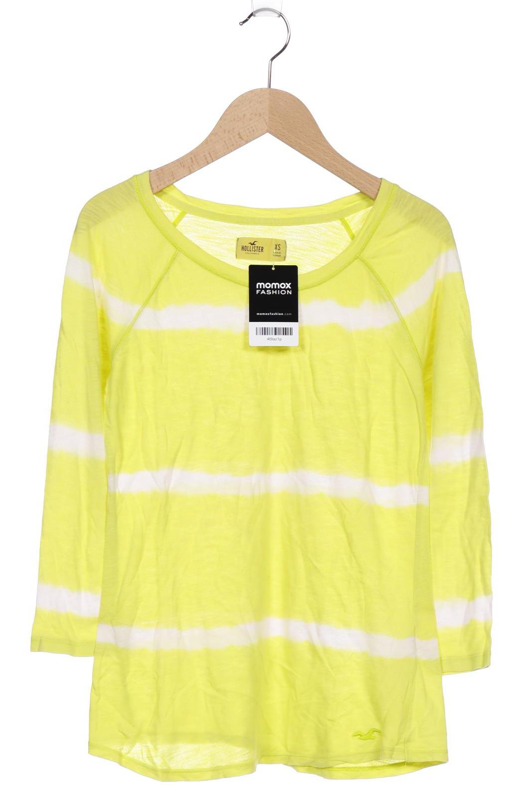 

Hollister Damen Langarmshirt, gelb, Gr. 34