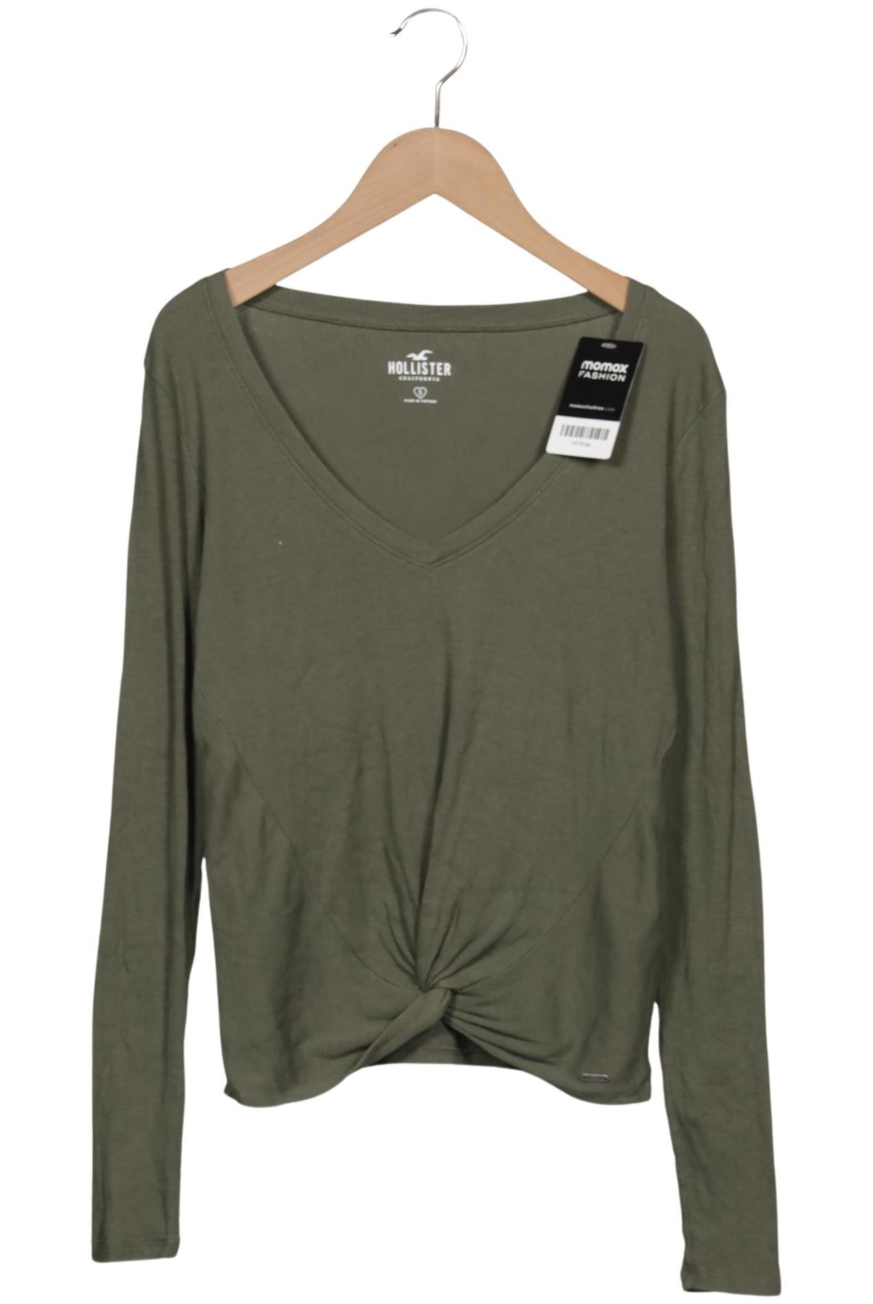 

Hollister Damen Langarmshirt, grün, Gr. 36
