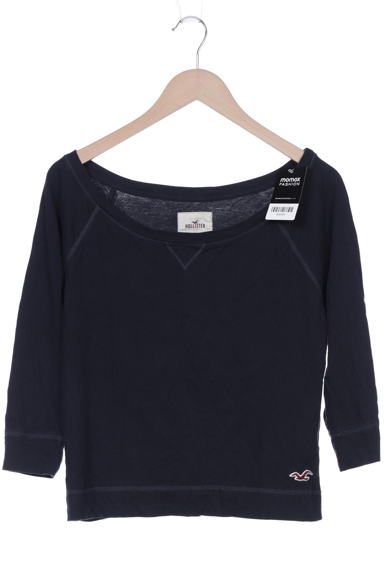 

Hollister Damen Langarmshirt, marineblau, Gr. 42