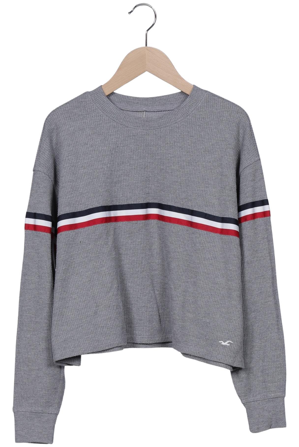 

Hollister Damen Langarmshirt, grau, Gr. 34