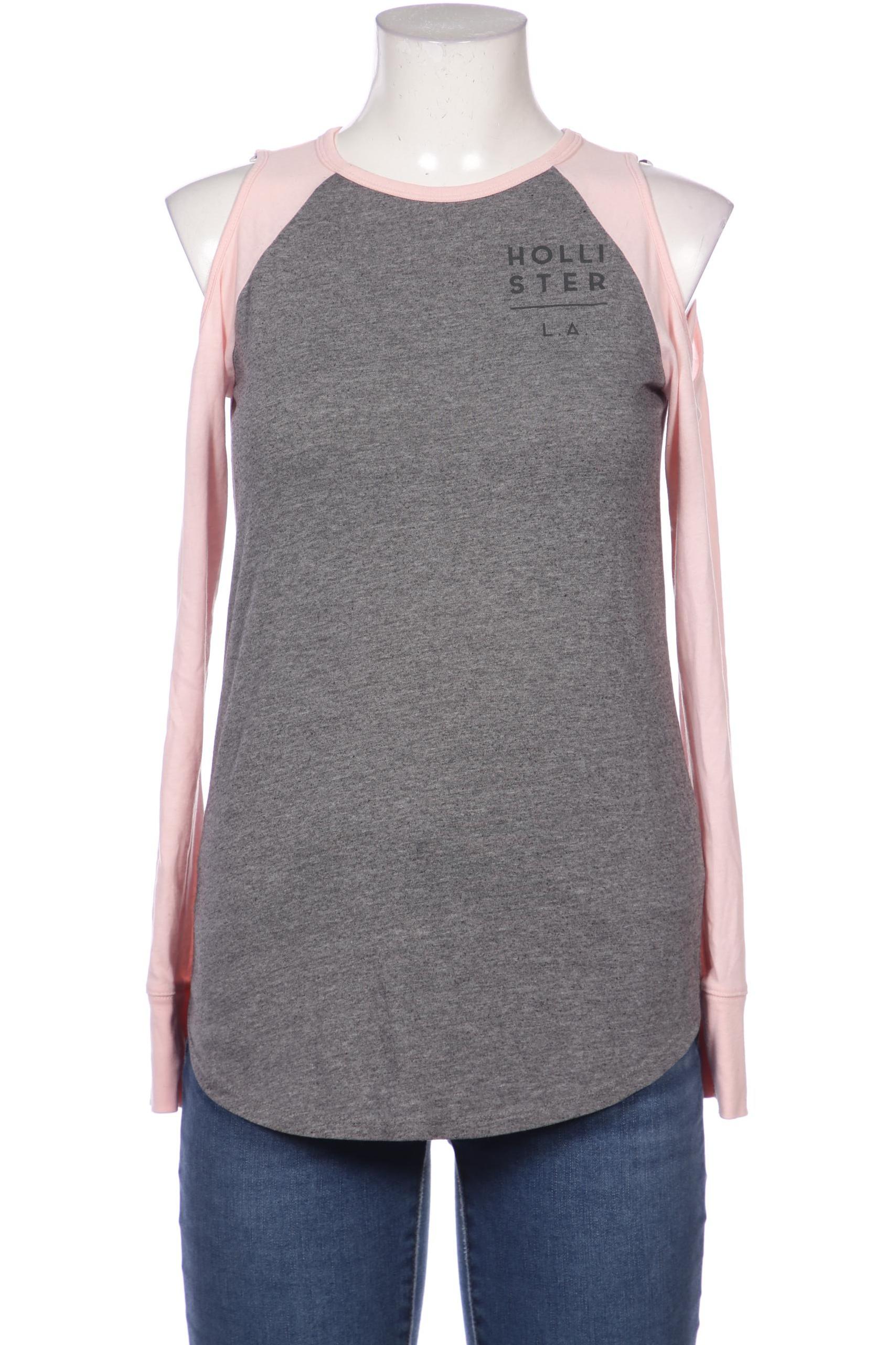 

Hollister Damen Langarmshirt, grau, Gr. 36
