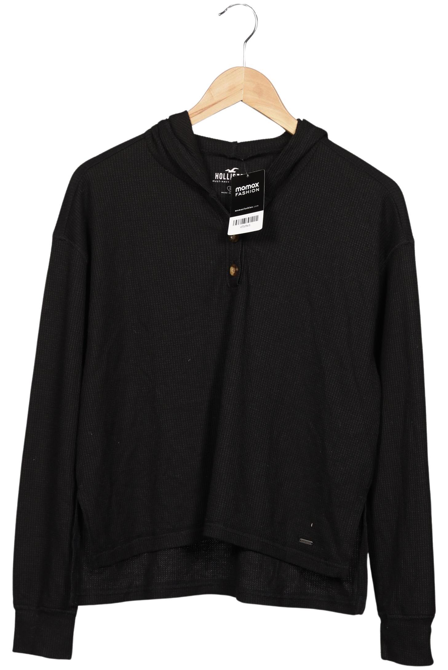 

Hollister Damen Langarmshirt, schwarz, Gr. 36
