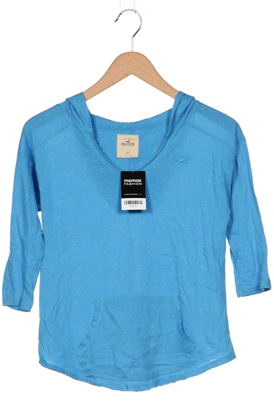 

Hollister Damen Langarmshirt, blau, Gr. 34