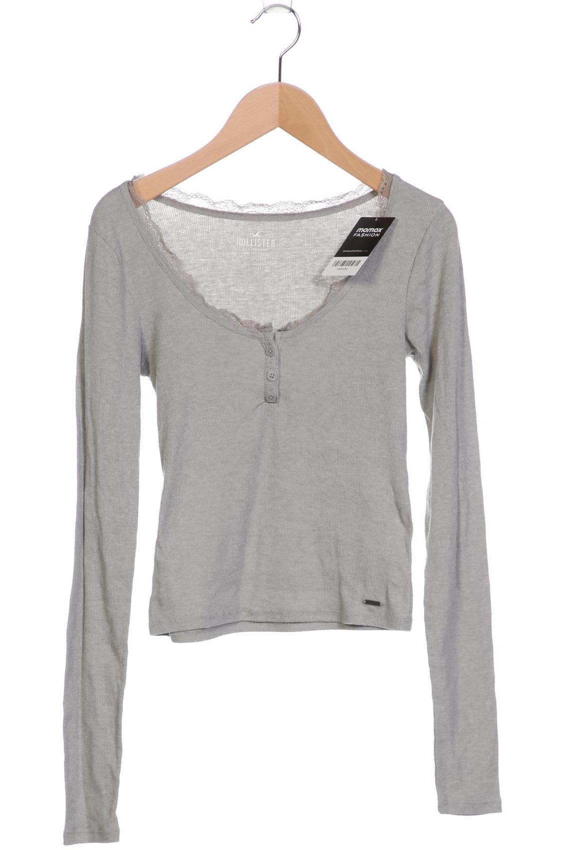 

Hollister Damen Langarmshirt, grau