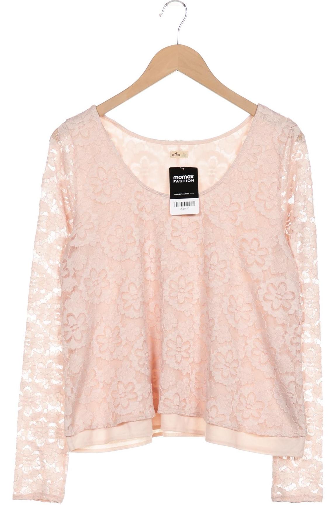 

Hollister Damen Langarmshirt, pink, Gr. 42