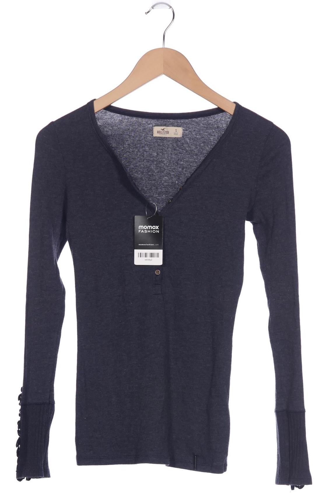 

Hollister Damen Langarmshirt, marineblau, Gr. 36