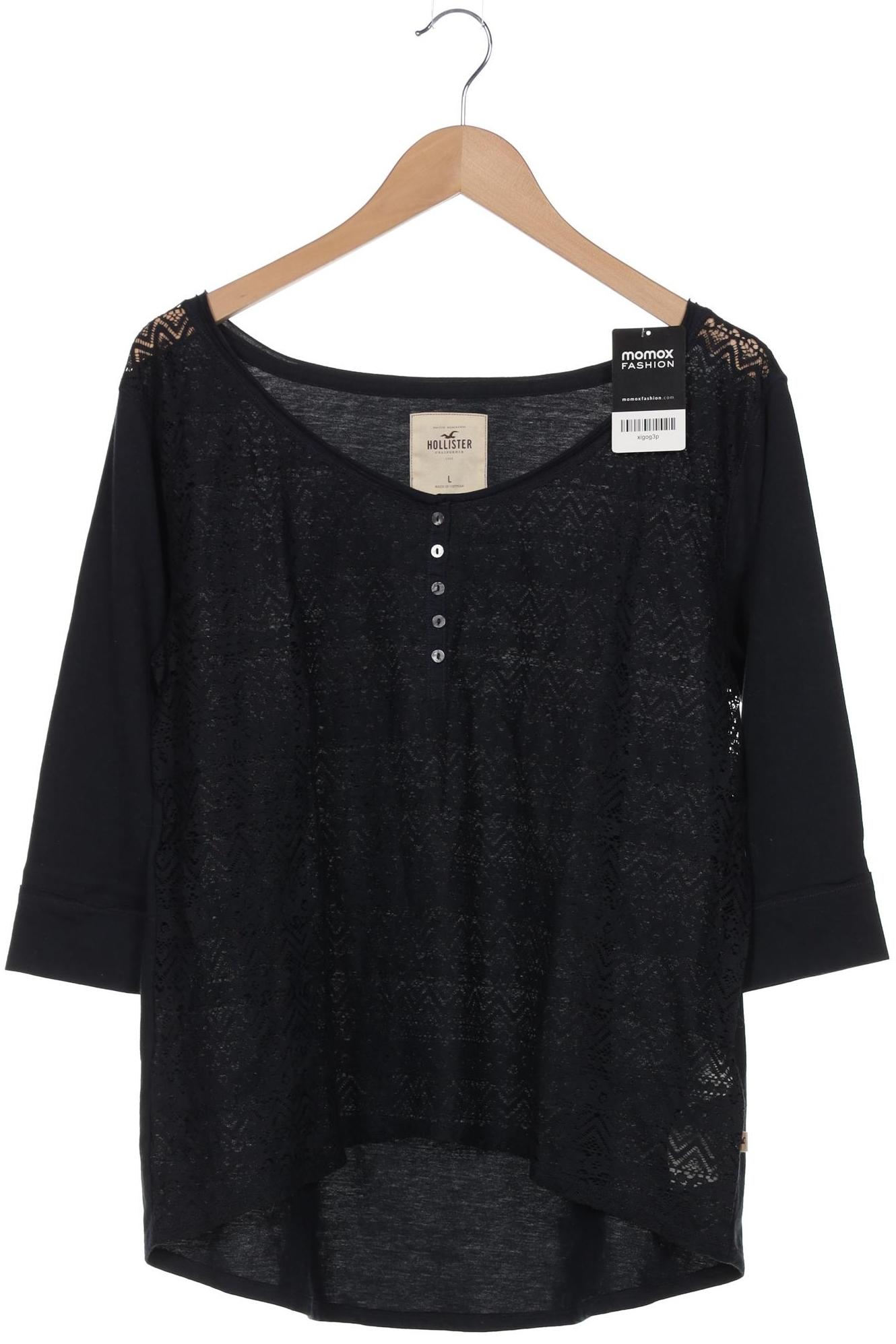 

Hollister Damen Langarmshirt, marineblau, Gr. 42
