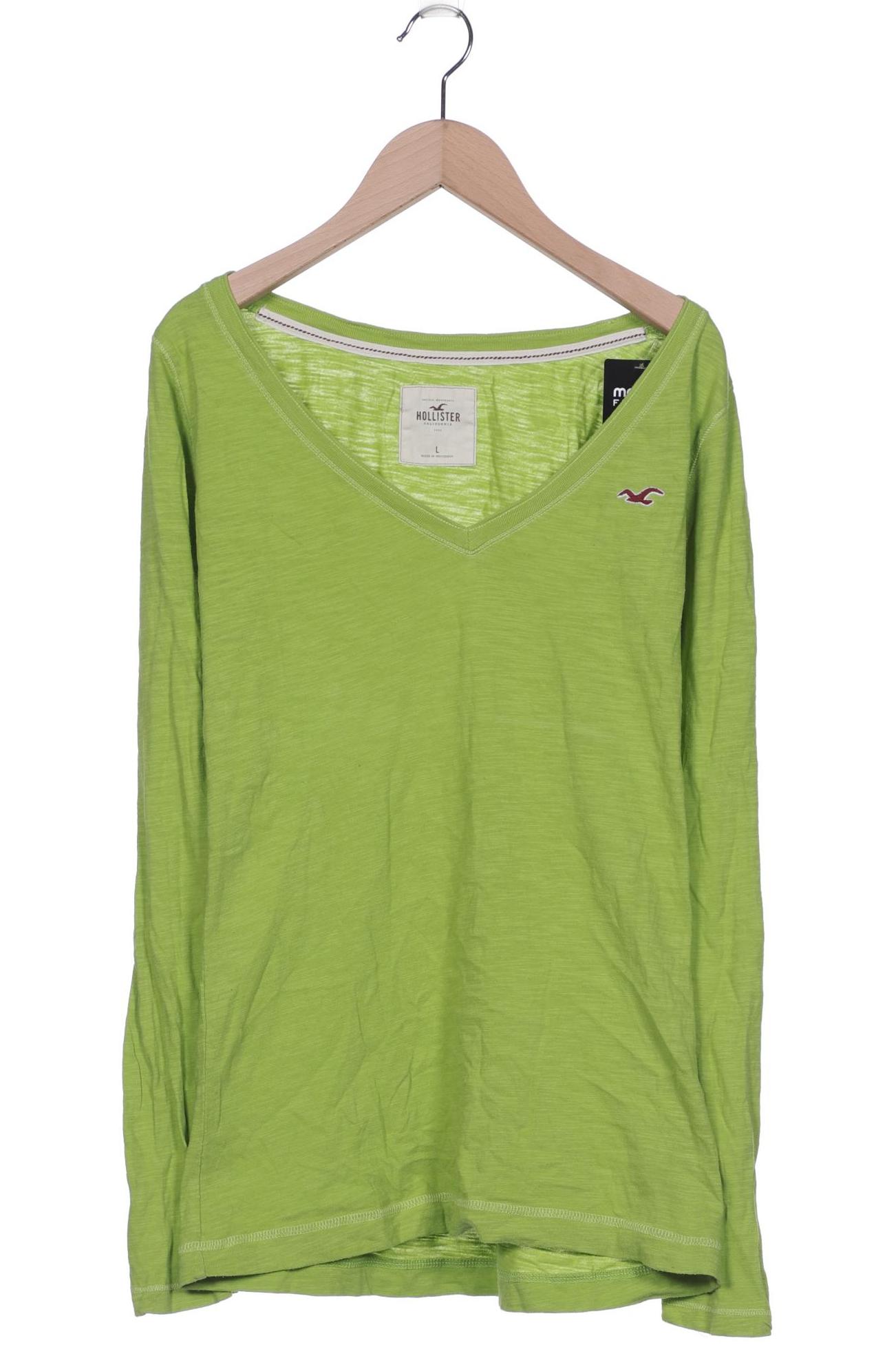 

Hollister Damen Langarmshirt, hellgrün, Gr. 42
