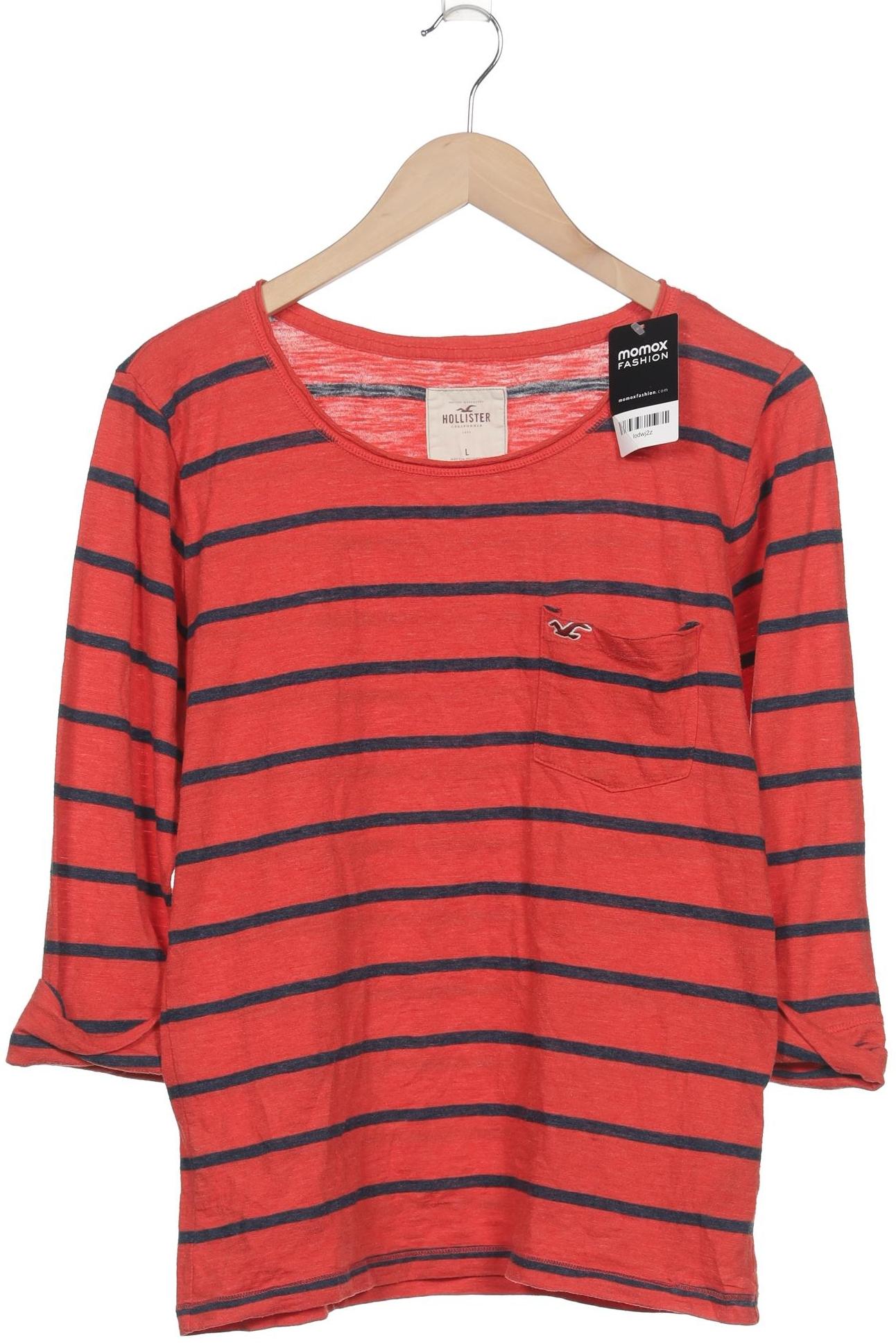 

Hollister Damen Langarmshirt, rot, Gr. 42