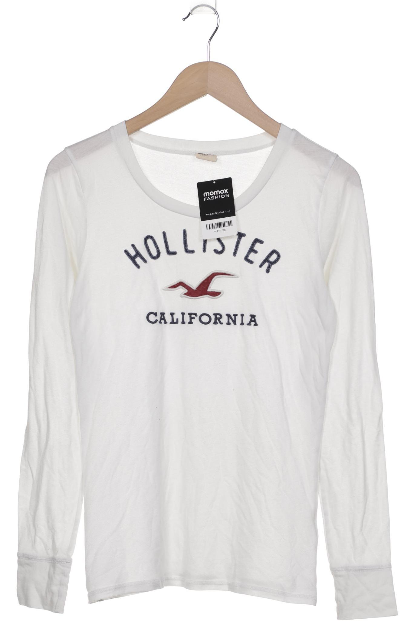 

Hollister Damen Langarmshirt, weiß, Gr. 42