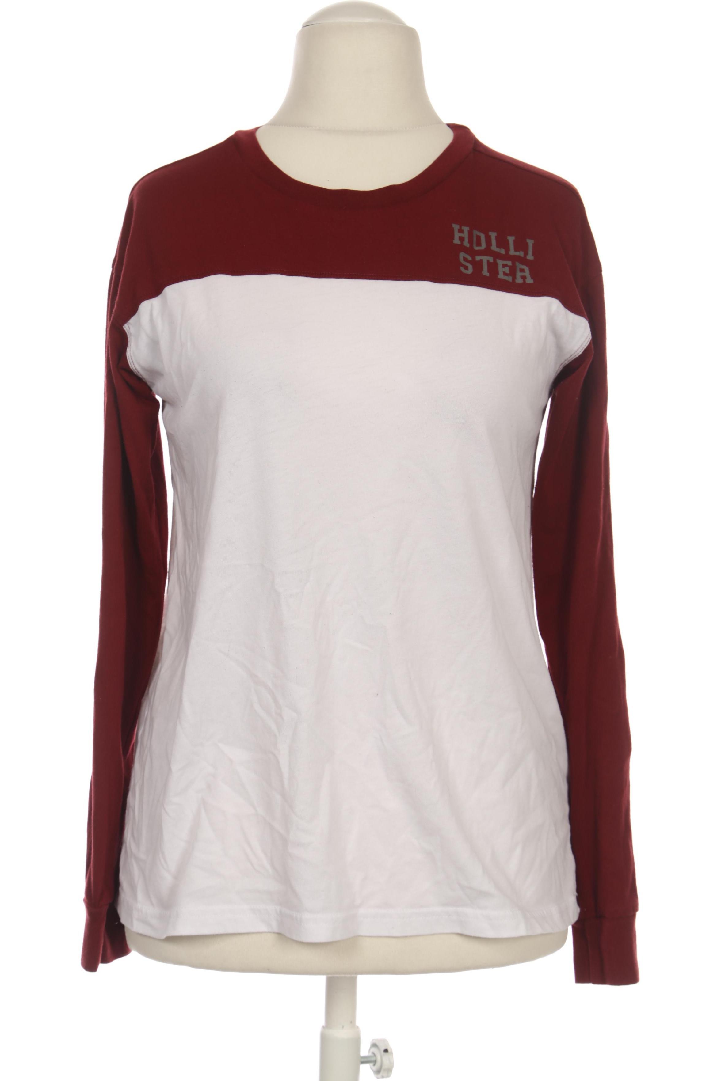 

Hollister Damen Langarmshirt, weiß, Gr. 34