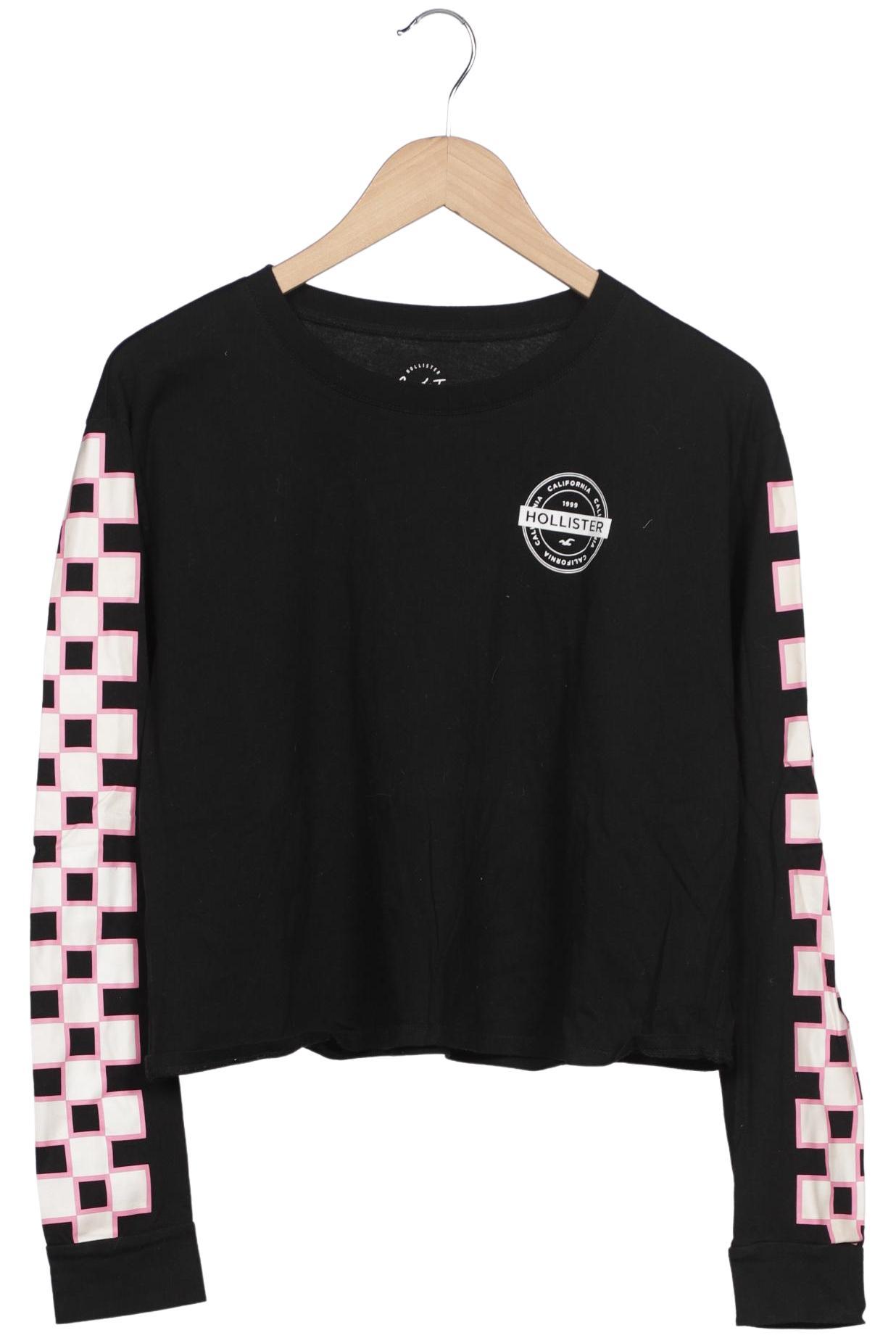 

Hollister Damen Langarmshirt, schwarz, Gr. 42