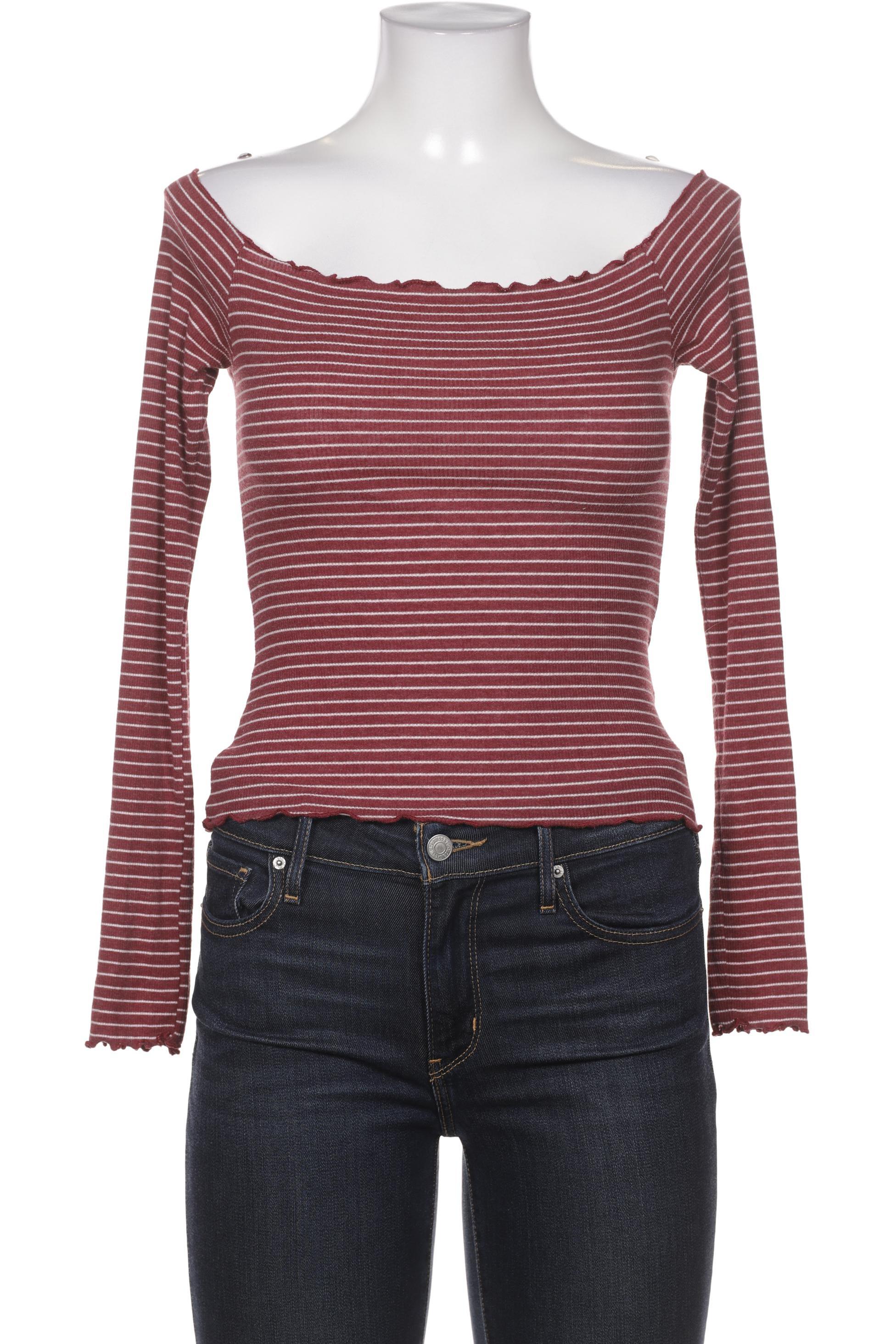 

Hollister Damen Langarmshirt, bordeaux, Gr. 36