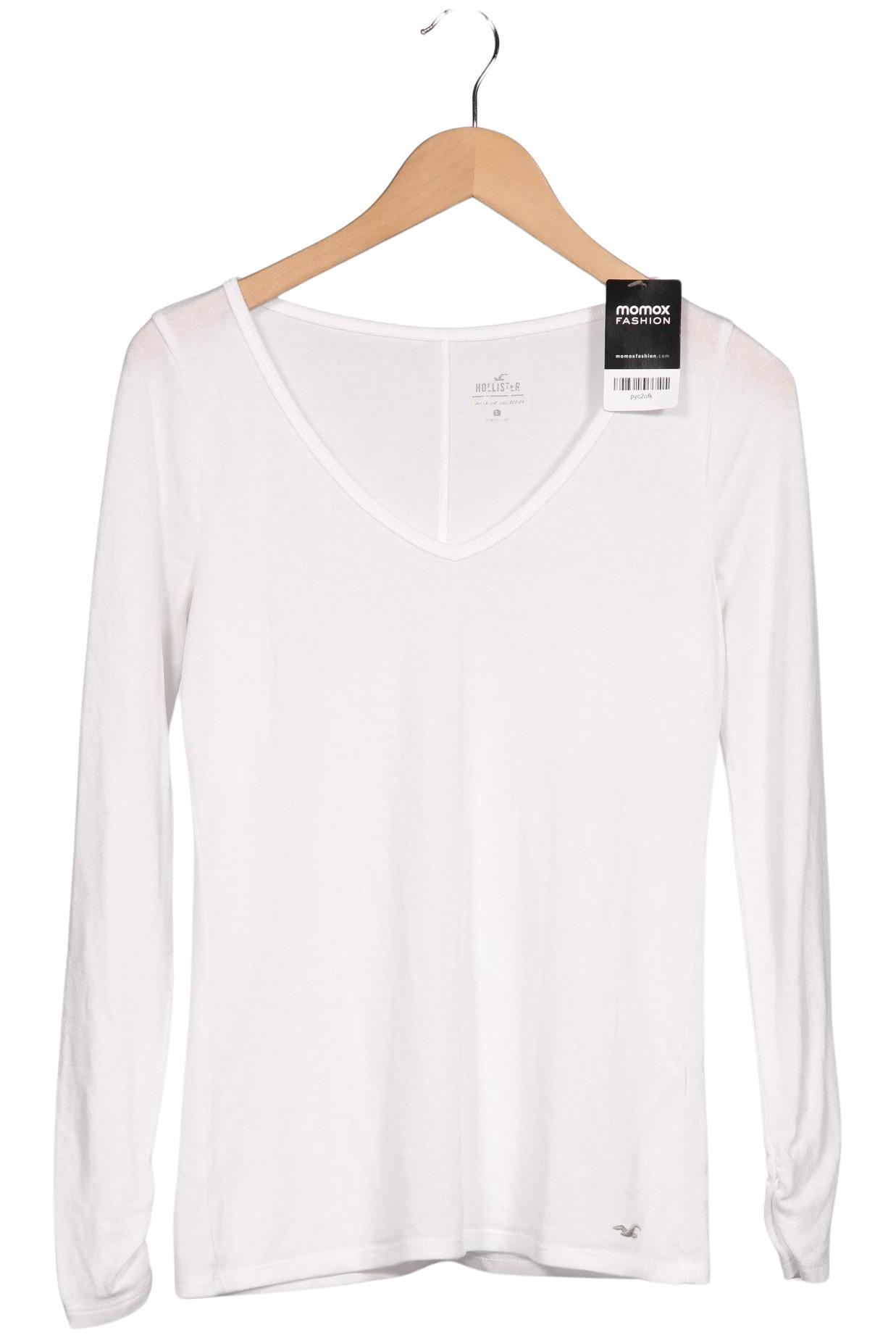

Hollister Damen Langarmshirt, weiß, Gr. 42