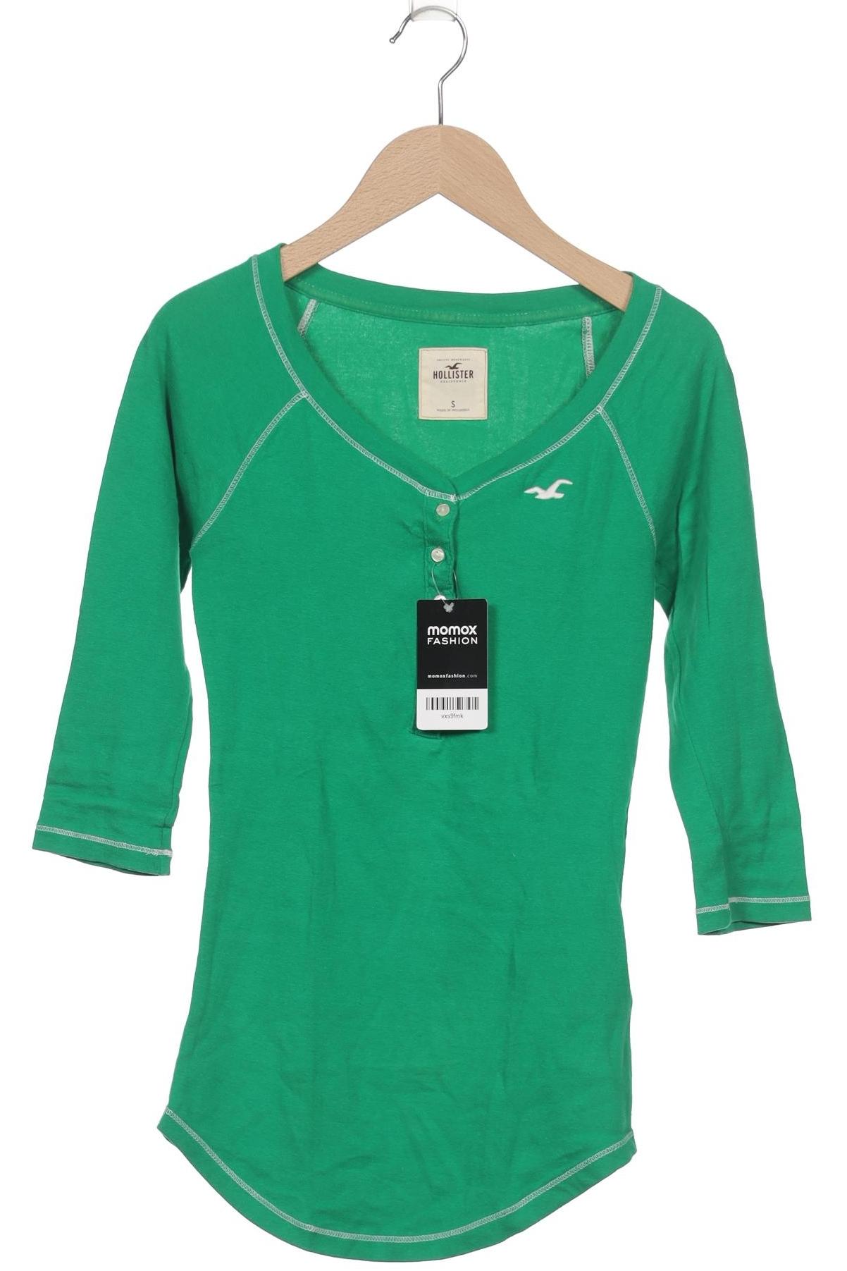 

Hollister Damen Langarmshirt, grün, Gr. 36
