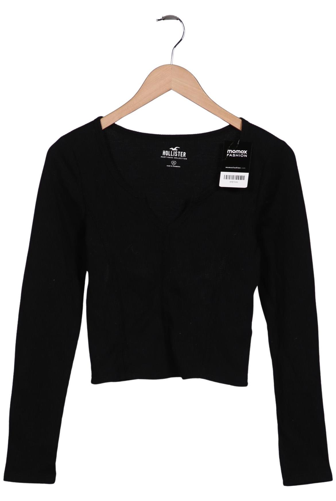 

Hollister Damen Langarmshirt, schwarz, Gr. 38