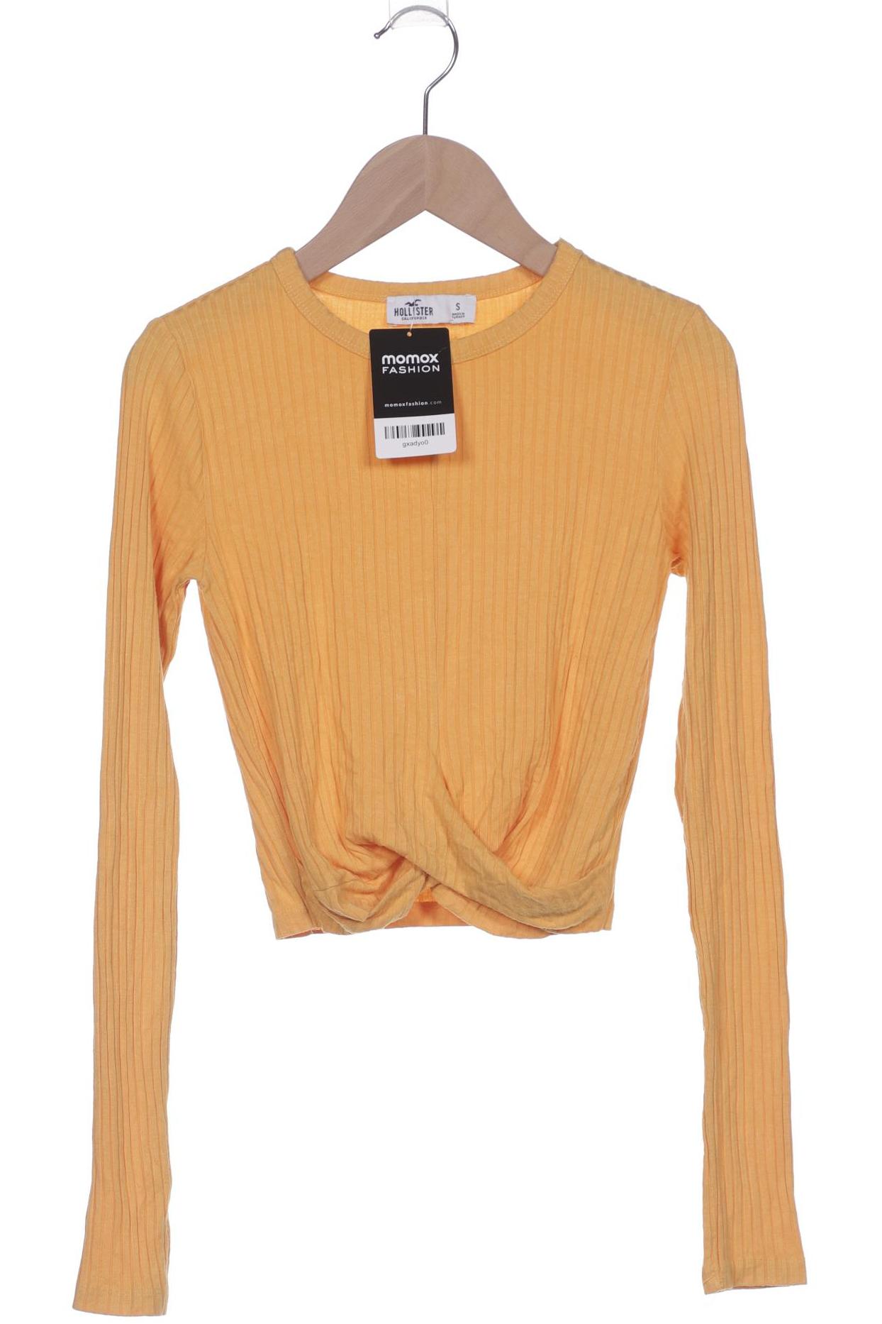 

Hollister Damen Langarmshirt, orange, Gr. 36