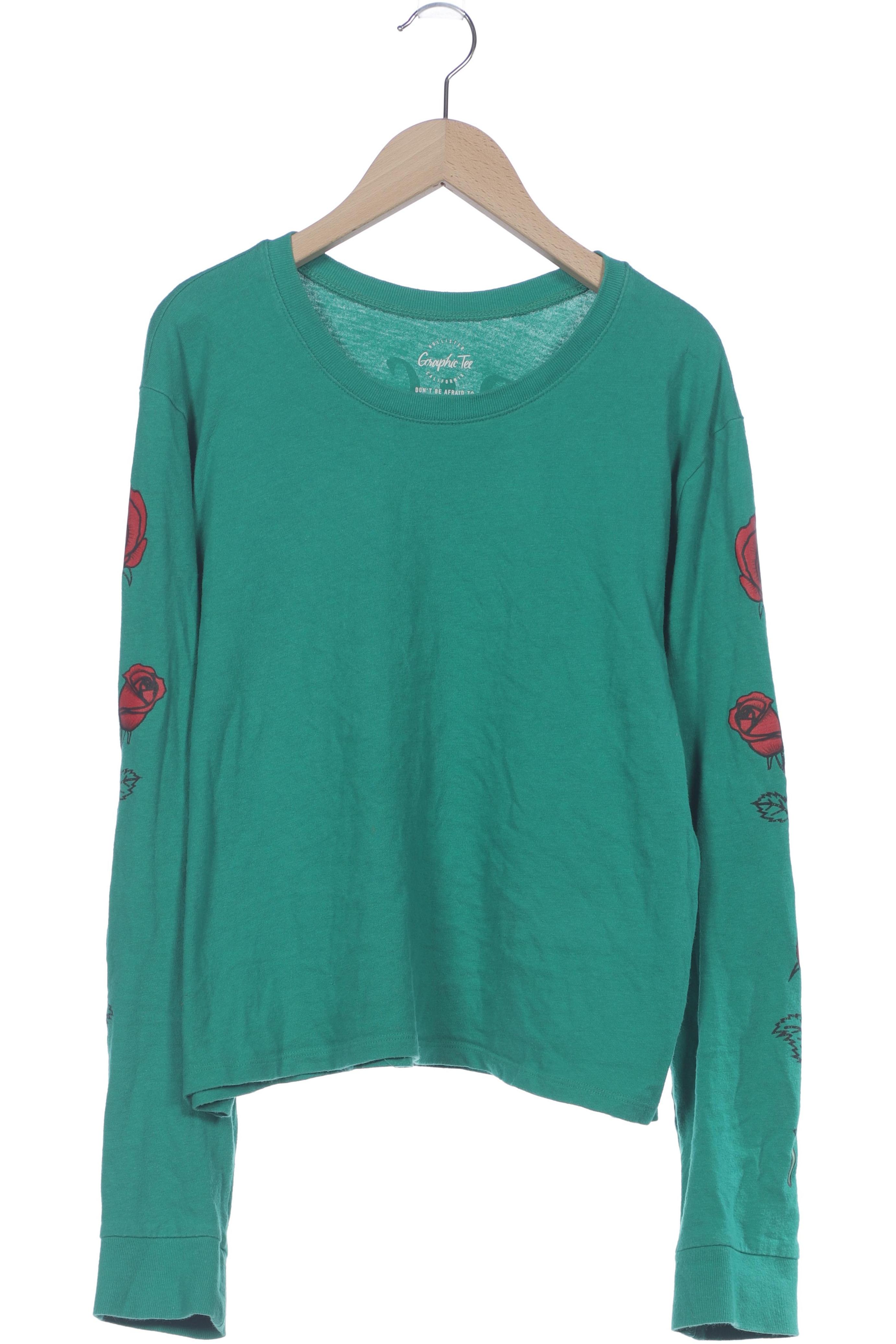 

Hollister Damen Langarmshirt, grün, Gr. 38