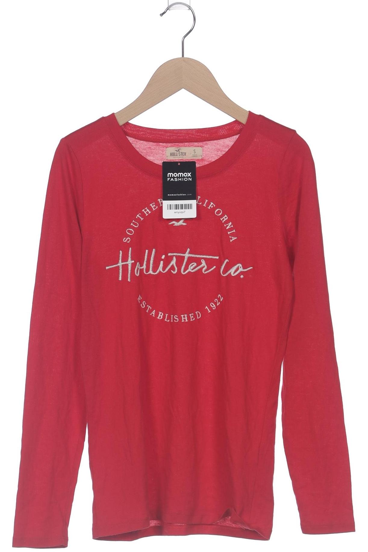 

Hollister Damen Langarmshirt, rot, Gr. 36