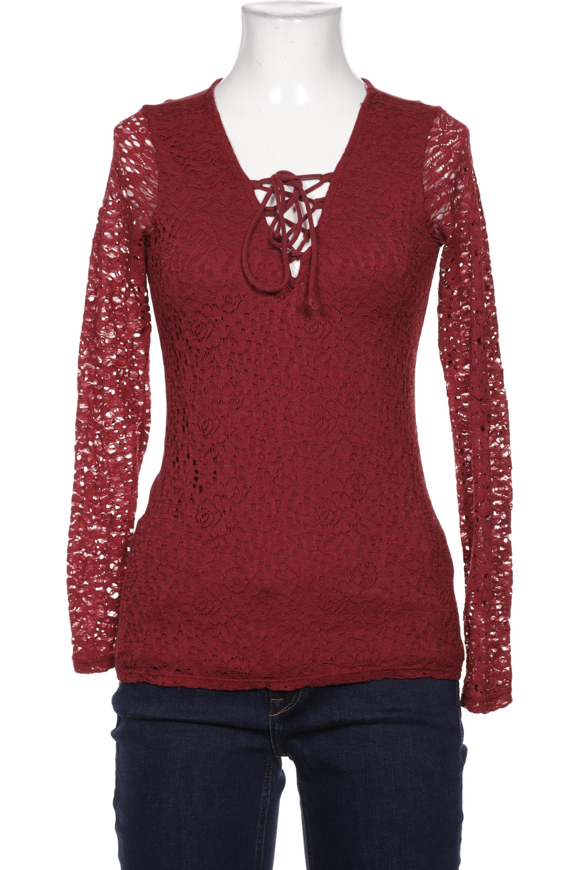 

Hollister Damen Langarmshirt, bordeaux, Gr. 36