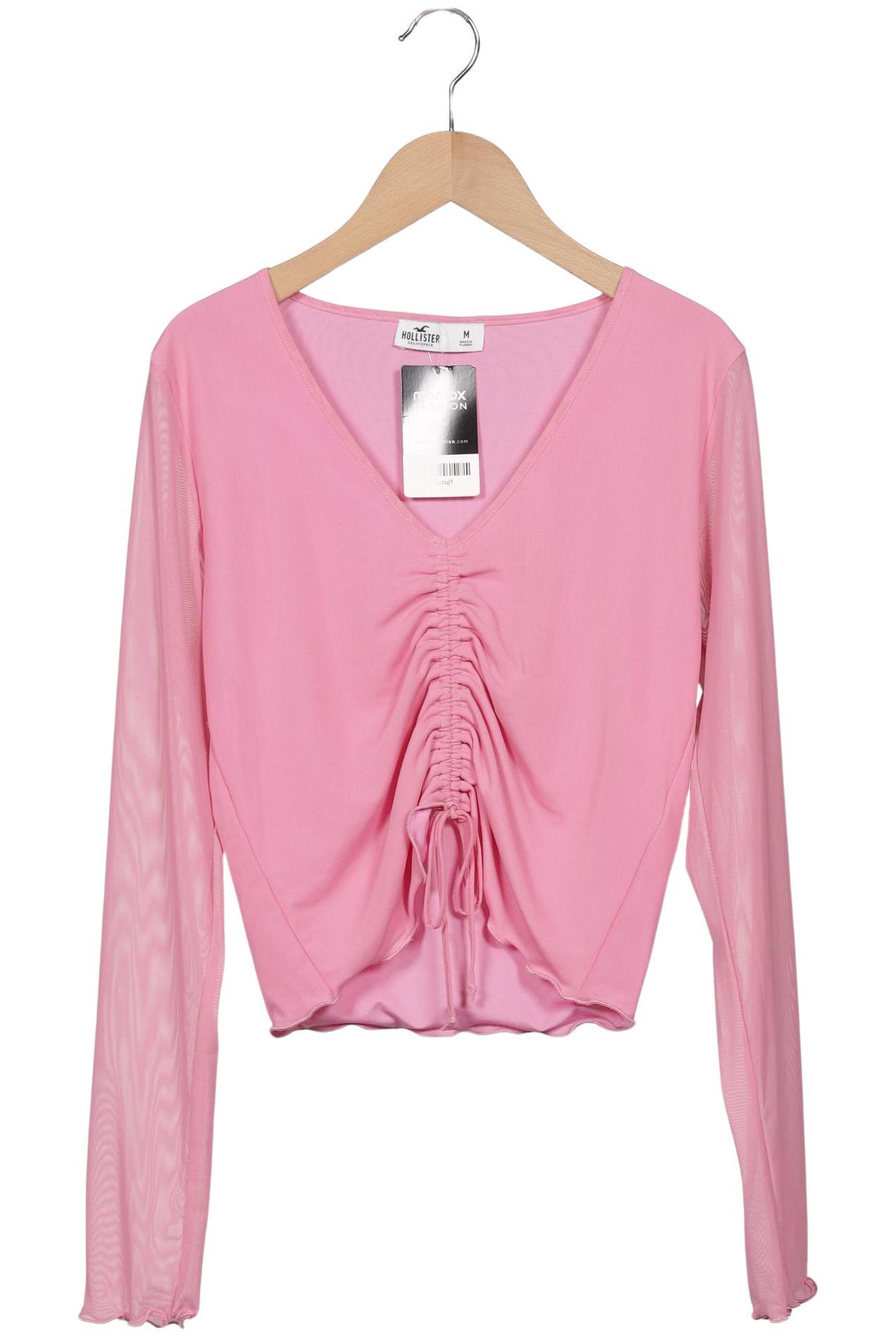 

Hollister Damen Langarmshirt, pink, Gr. 38