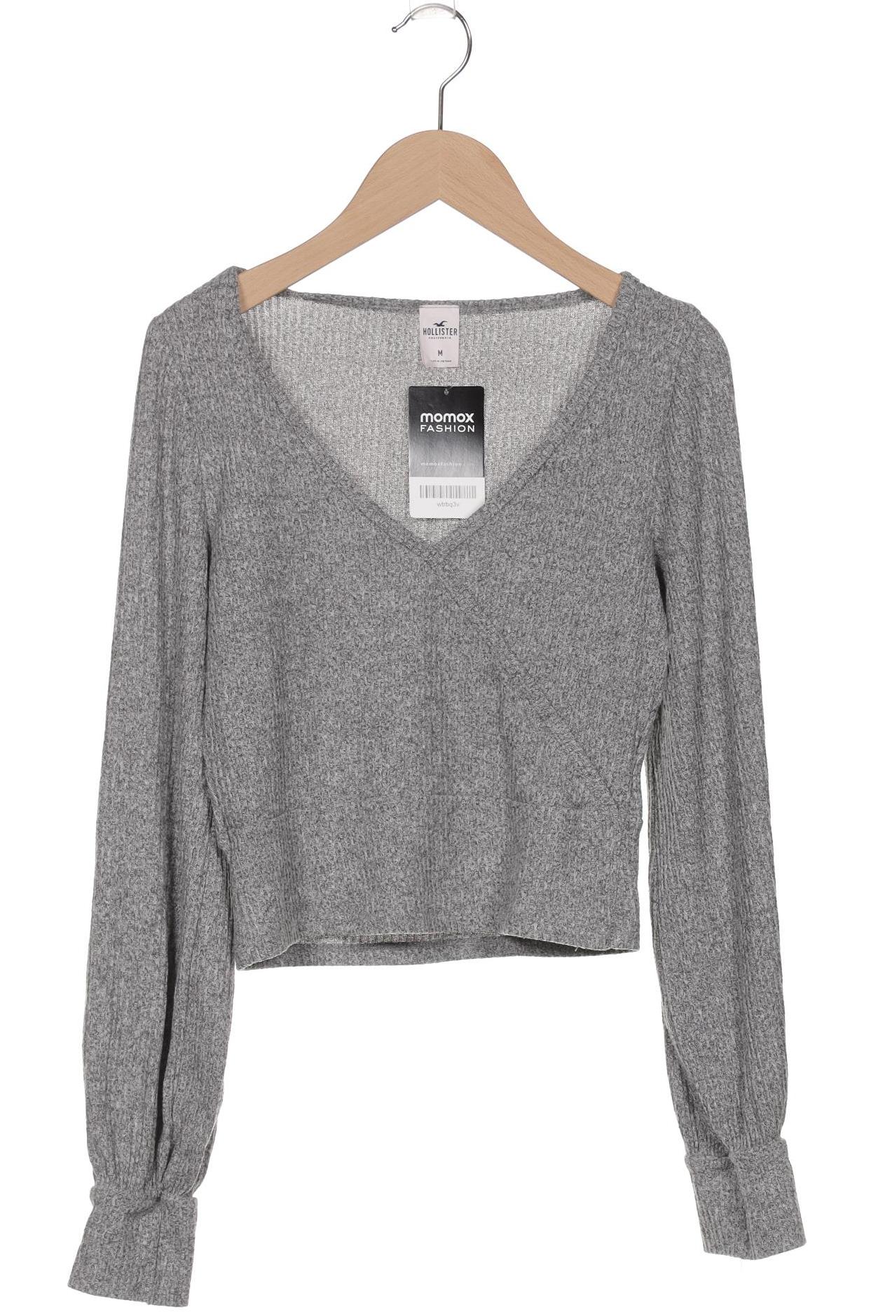 

Hollister Damen Langarmshirt, grau, Gr. 38