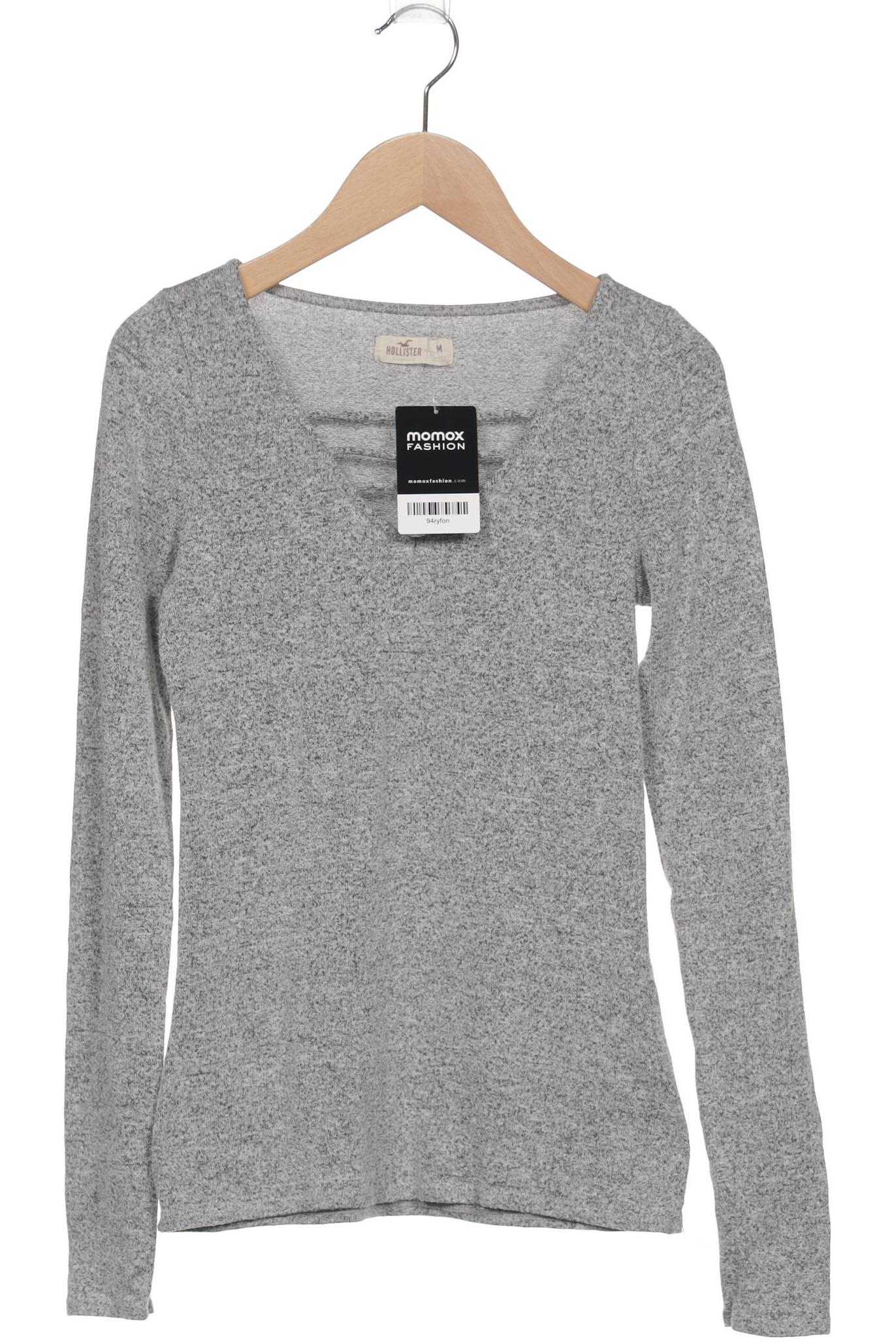 

Hollister Damen Langarmshirt, grau, Gr. 38