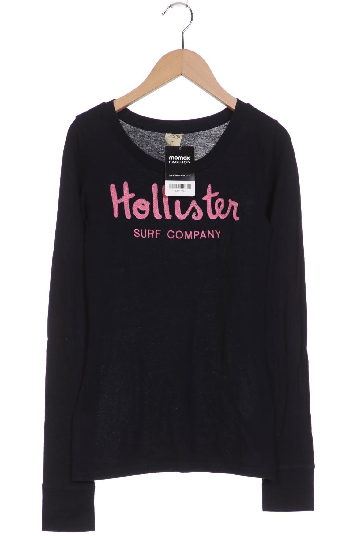 

Hollister Damen Langarmshirt, marineblau, Gr. 34