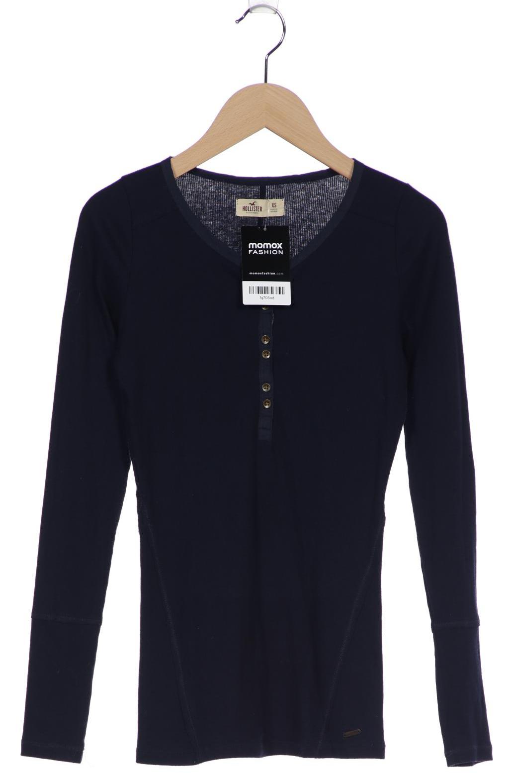

Hollister Damen Langarmshirt, marineblau, Gr. 34
