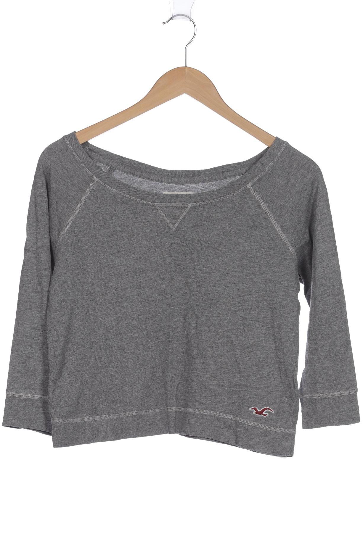 

Hollister Damen Langarmshirt, grau