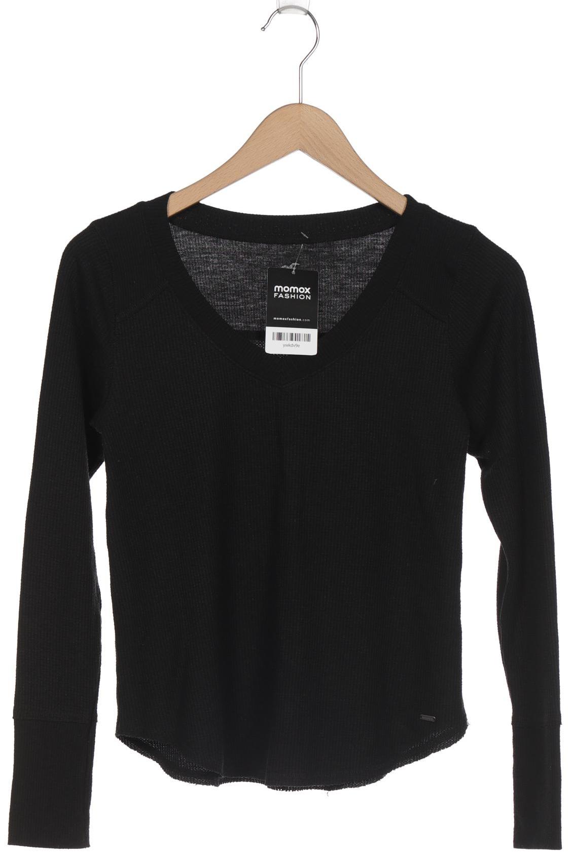 

Hollister Damen Langarmshirt, schwarz, Gr. 34