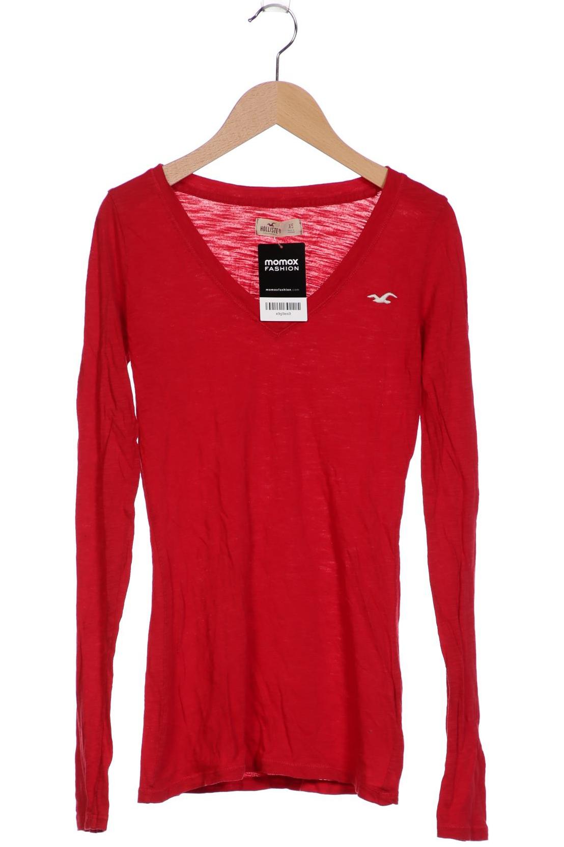 

Hollister Damen Langarmshirt, rot, Gr. 34