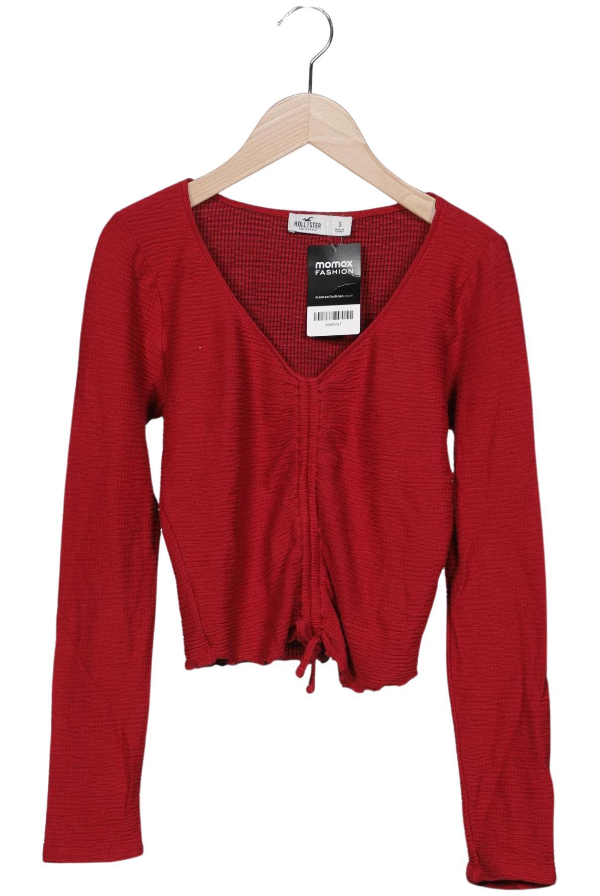 

Hollister Damen Langarmshirt, rot, Gr. 36