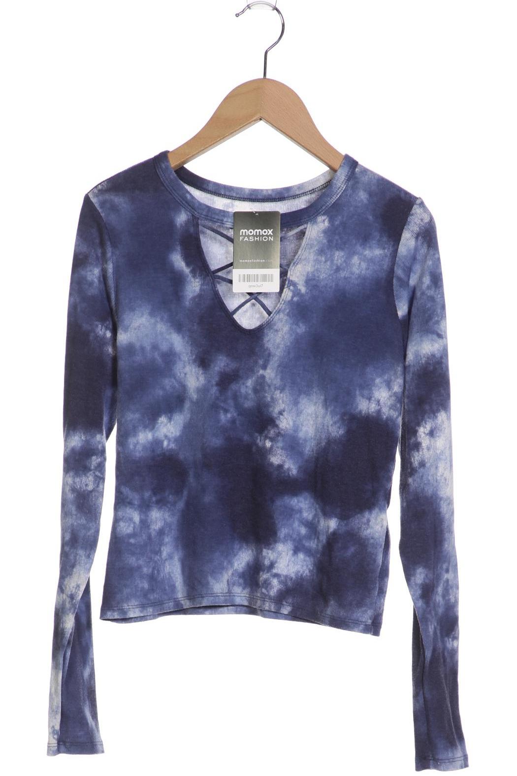 

Hollister Damen Langarmshirt, blau, Gr. 38