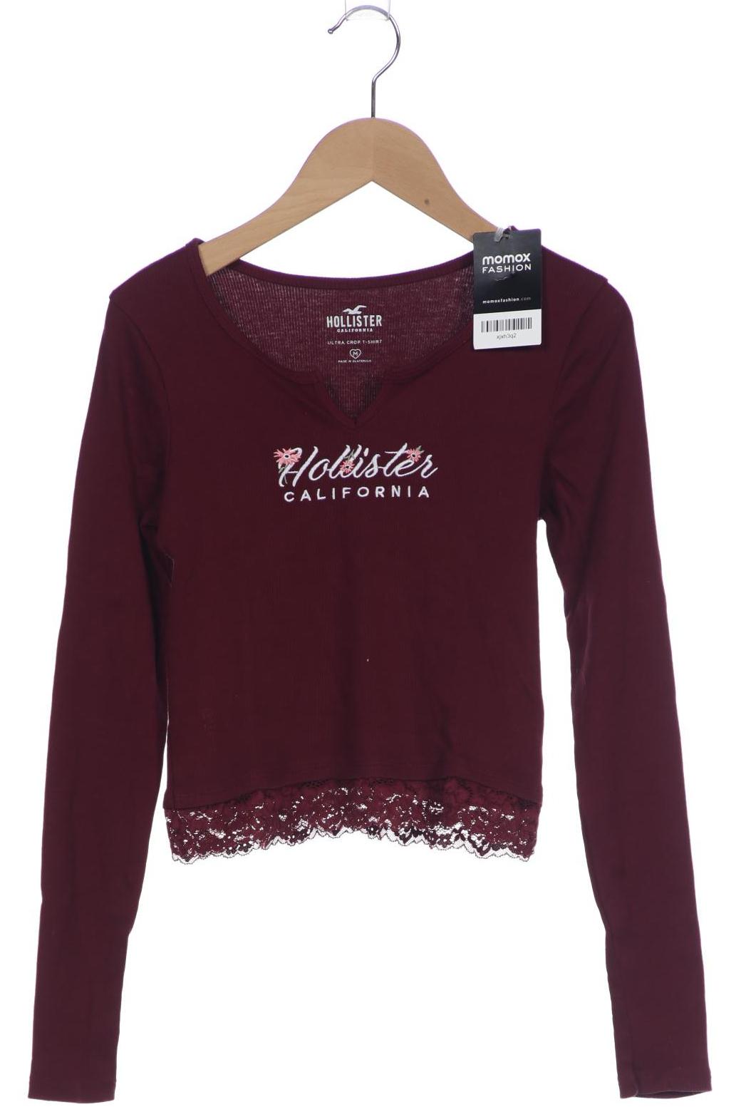 

Hollister Damen Langarmshirt, bordeaux, Gr. 38