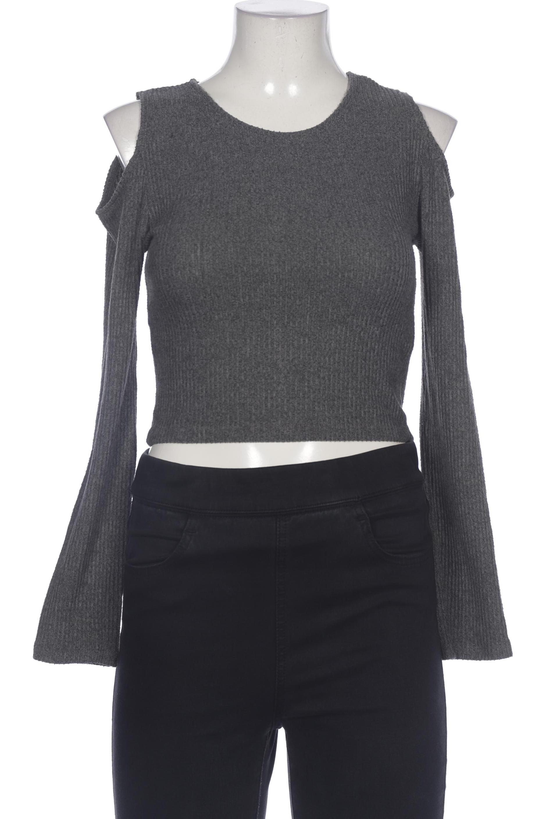 

Hollister Damen Langarmshirt, grau, Gr. 42