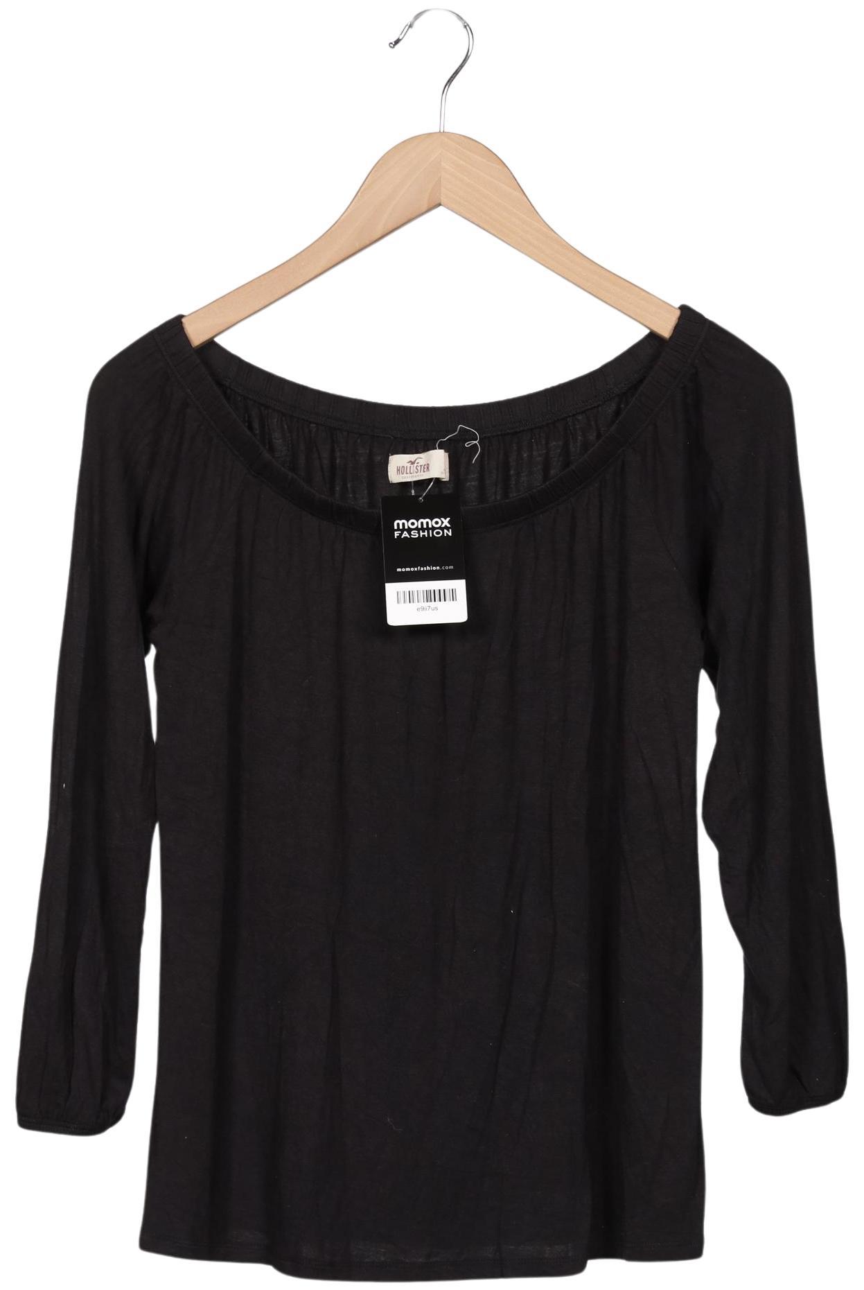 

Hollister Damen Langarmshirt, schwarz, Gr. 38