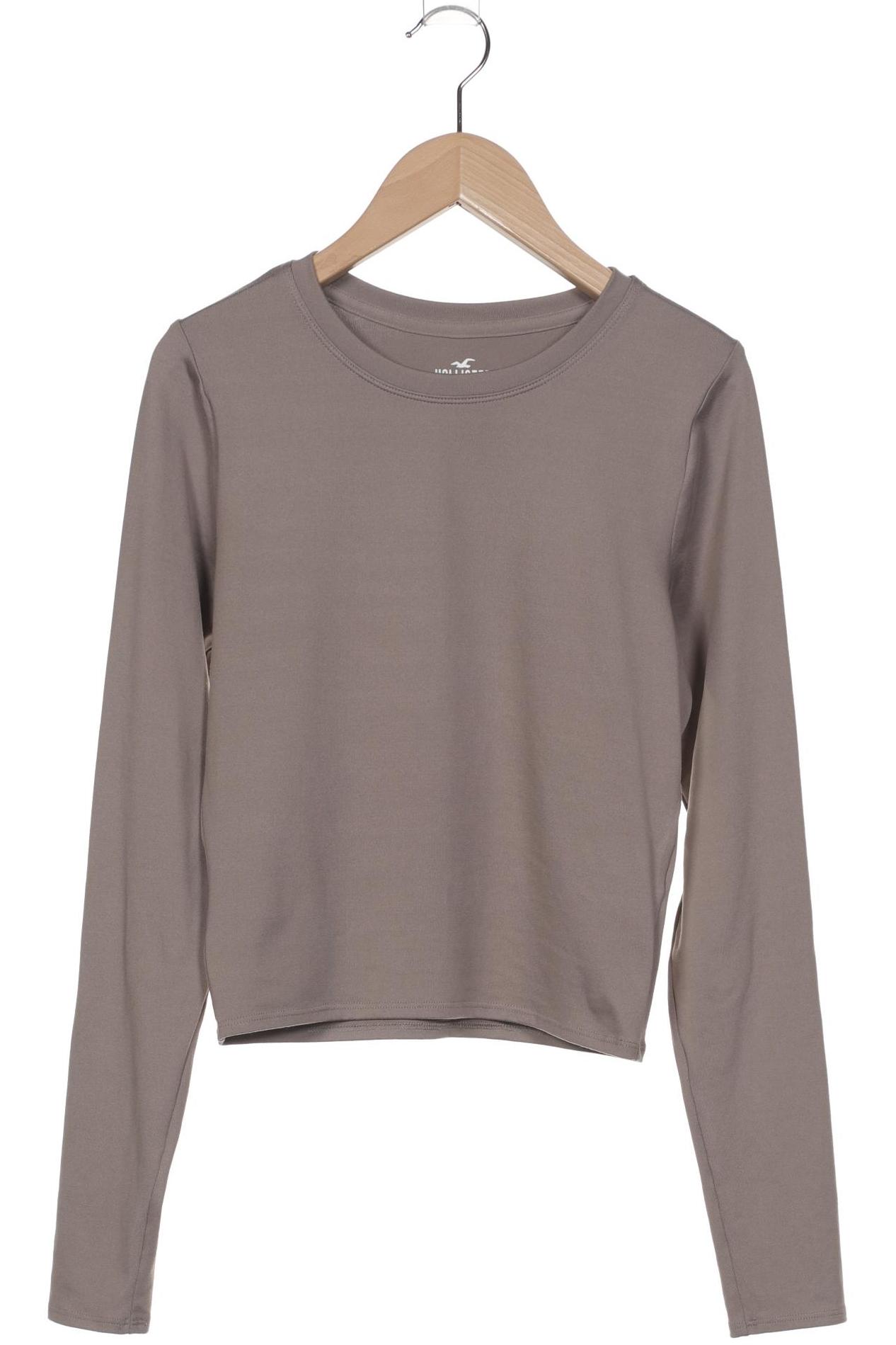 

Hollister Damen Langarmshirt, grau, Gr. 38