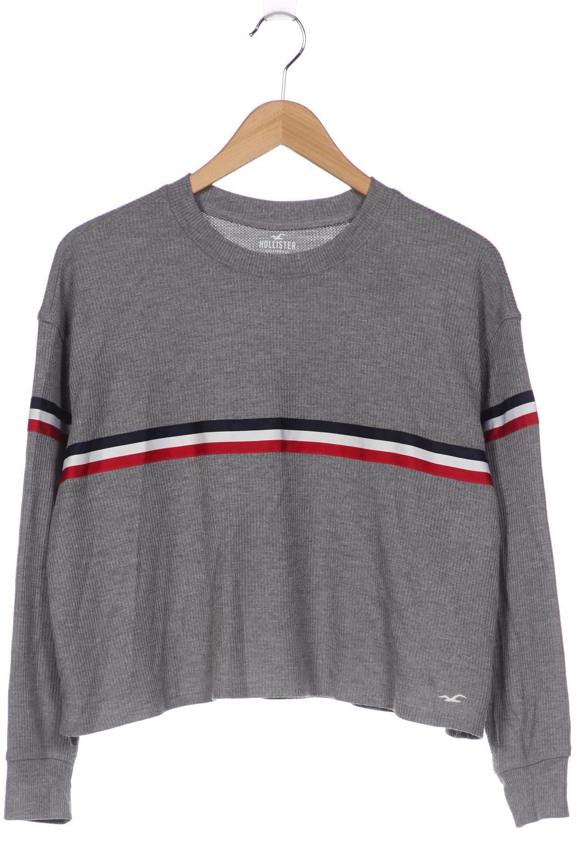 

Hollister Damen Langarmshirt, grau, Gr. 36