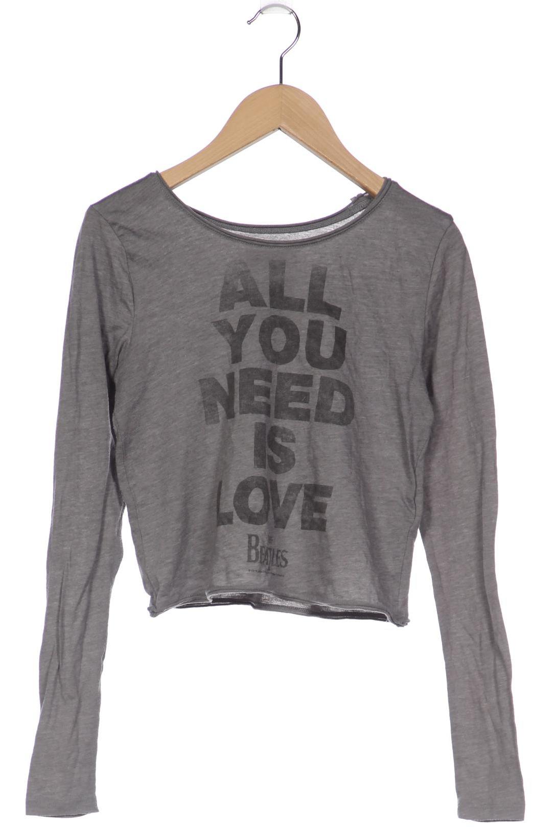 

Hollister Damen Langarmshirt, grau