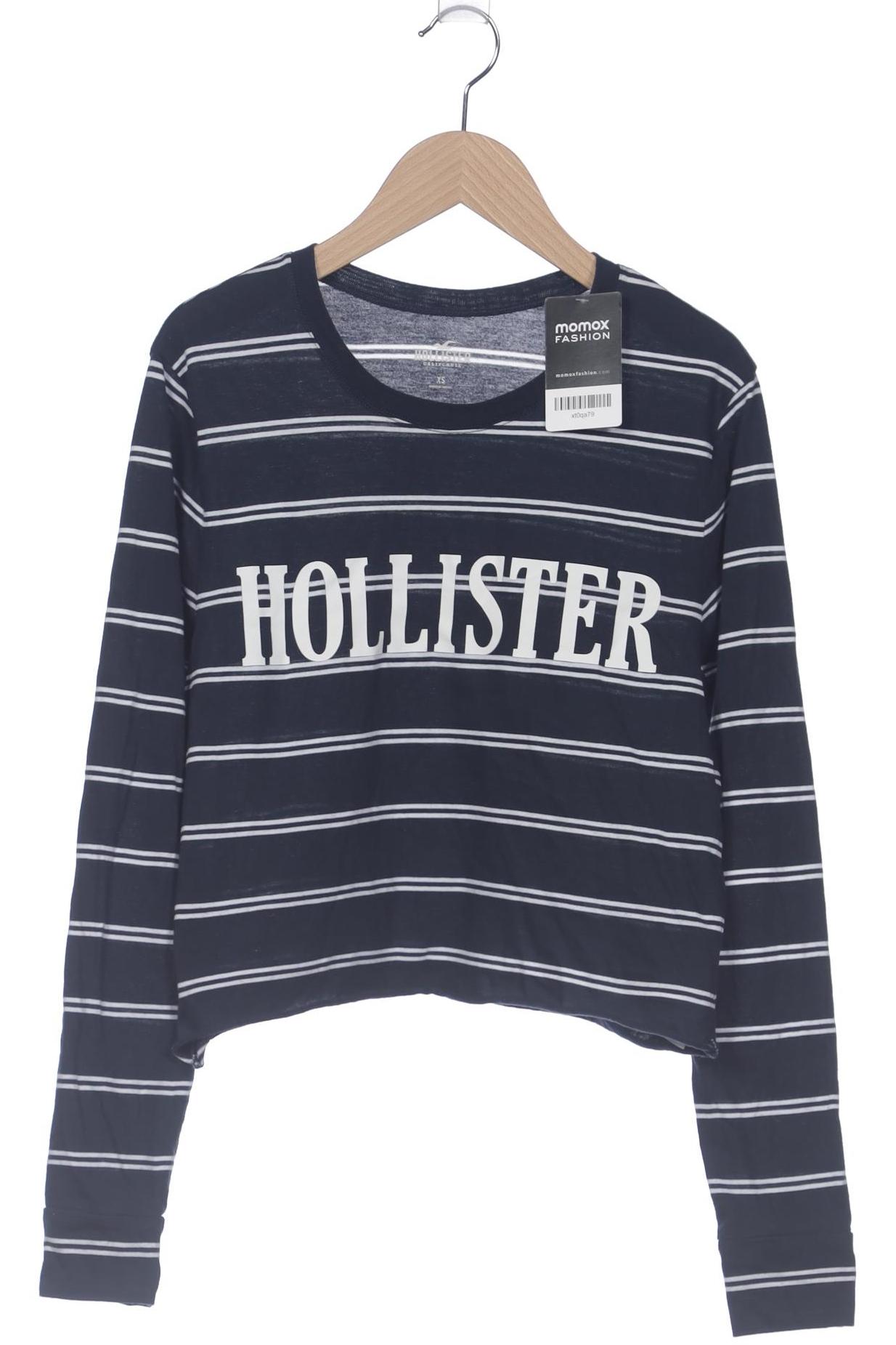 

Hollister Damen Langarmshirt, marineblau, Gr. 34